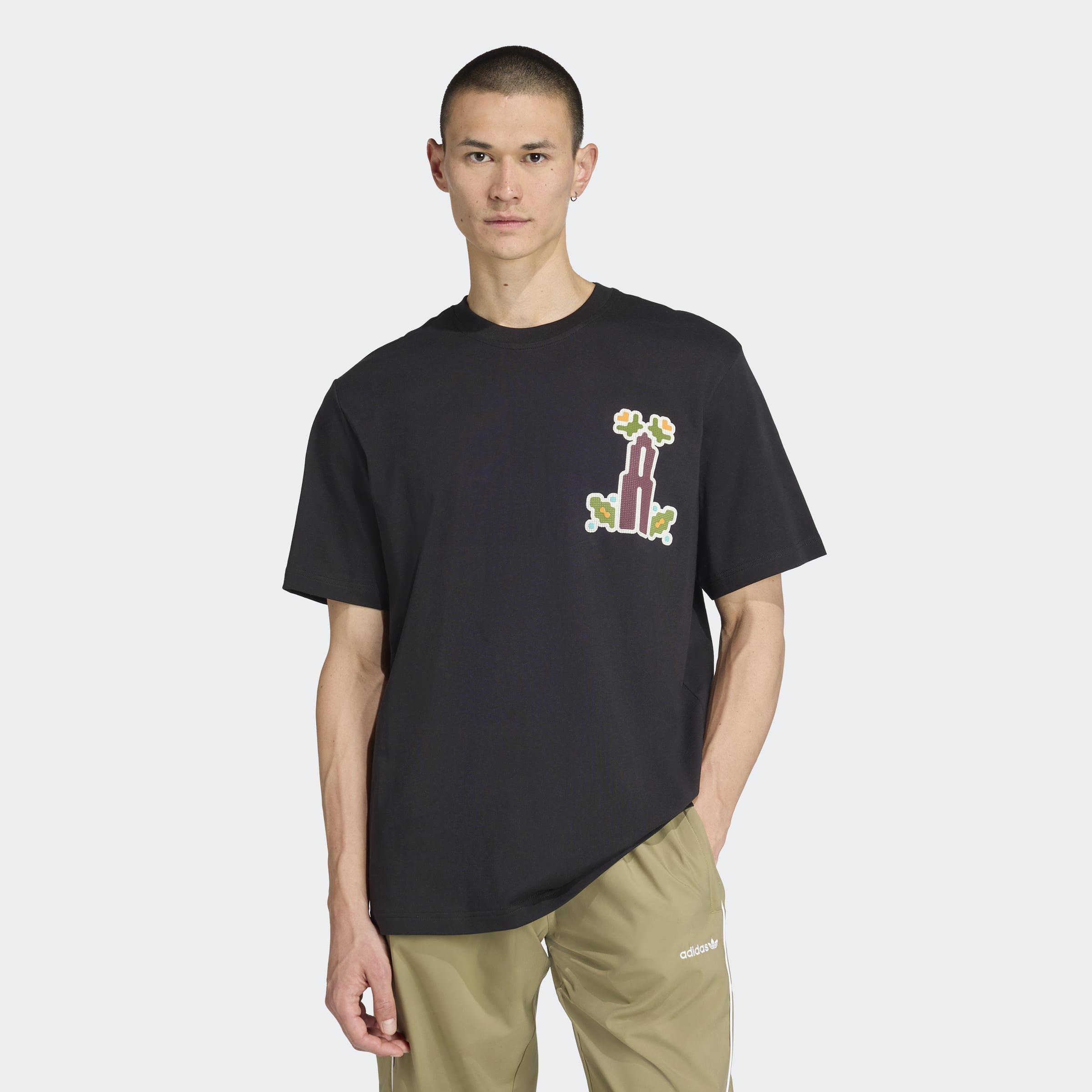 Monogram Loose T-Shirt, Black, A701_ONE, large image number 5