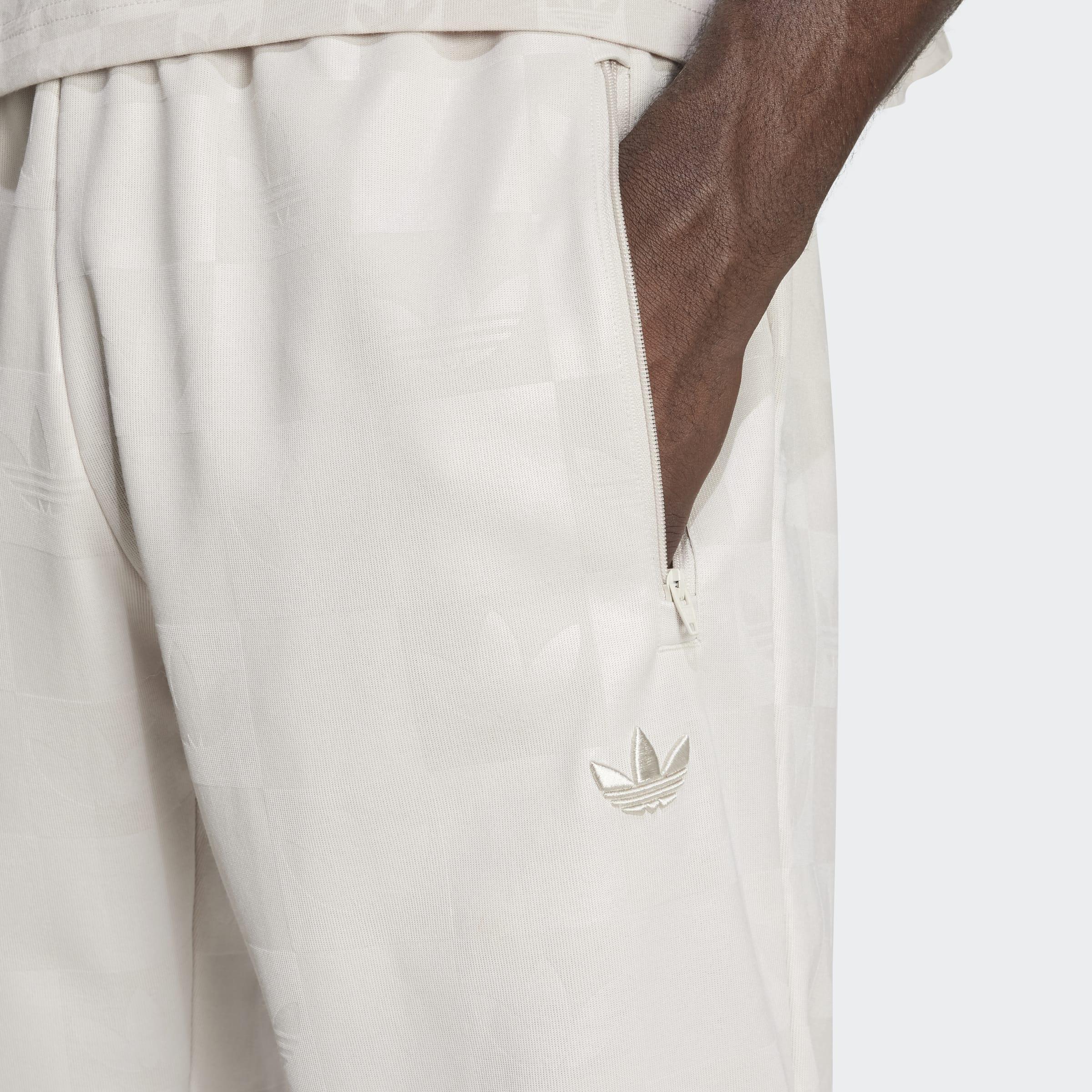 Monogram All Over Print Regular Track Pants, Beige, A701_ONE, large image number 3