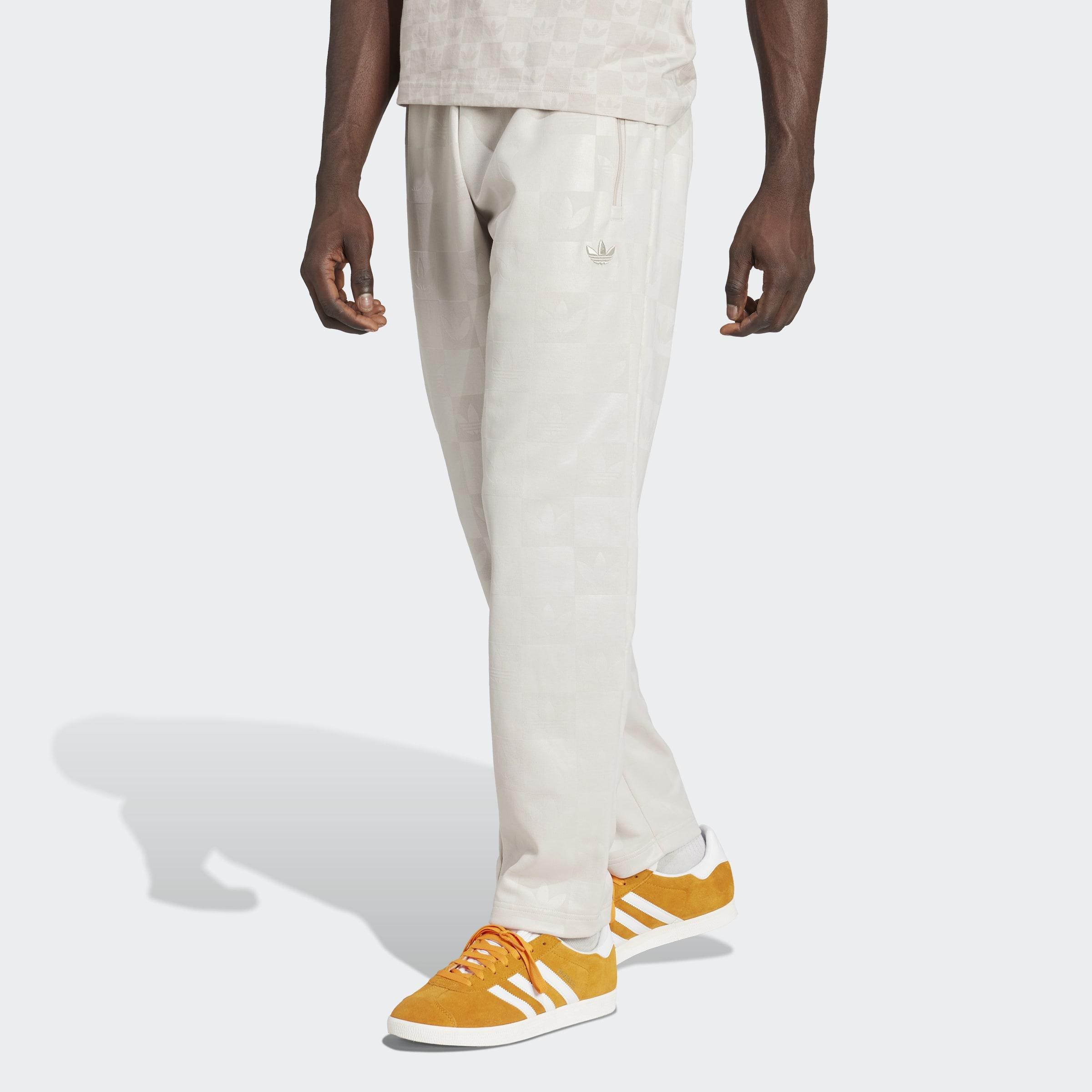 Monogram All Over Print Regular Track Pants, Beige, A701_ONE, large image number 5