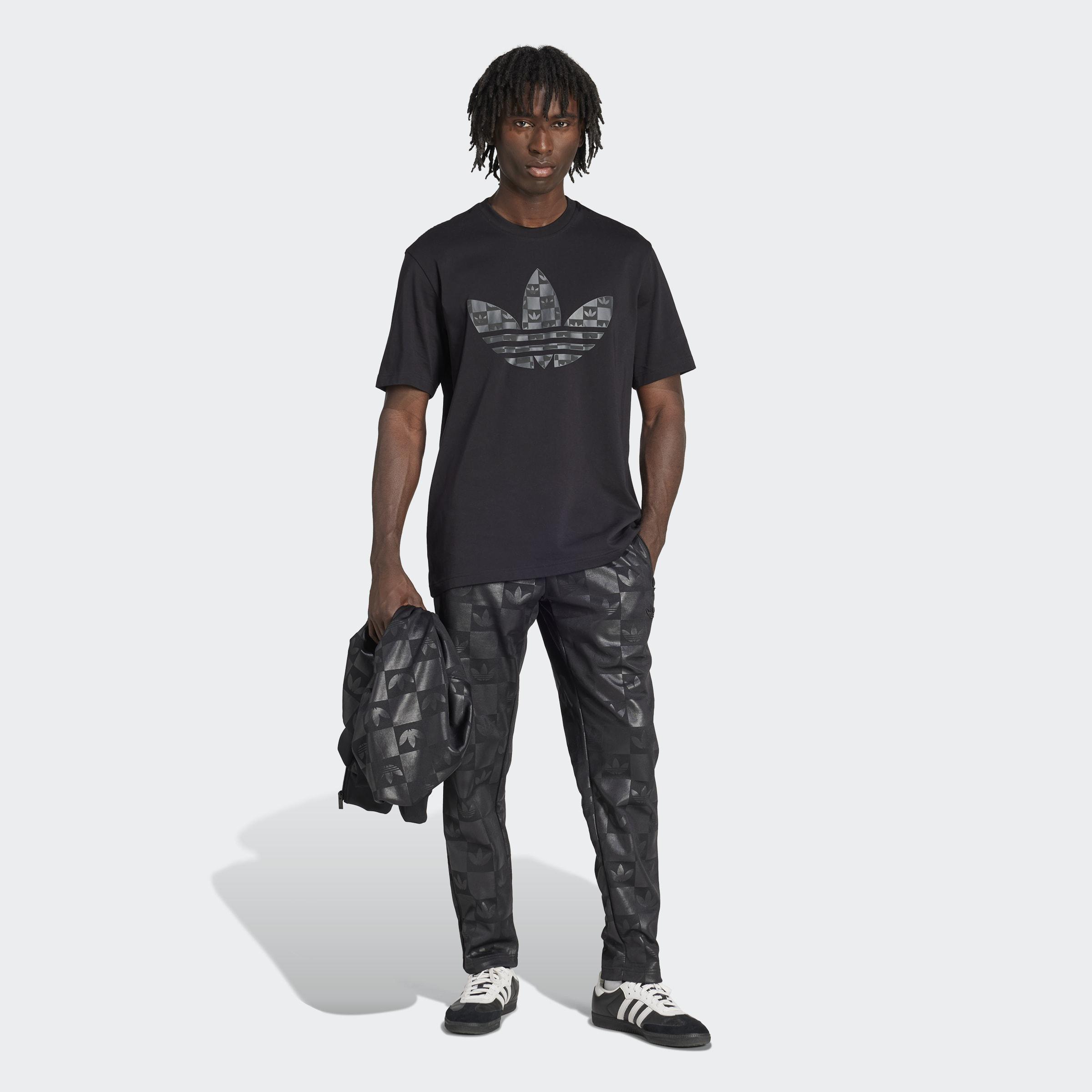 Monogram Loose T-Shirt, Black, A701_ONE, large image number 4