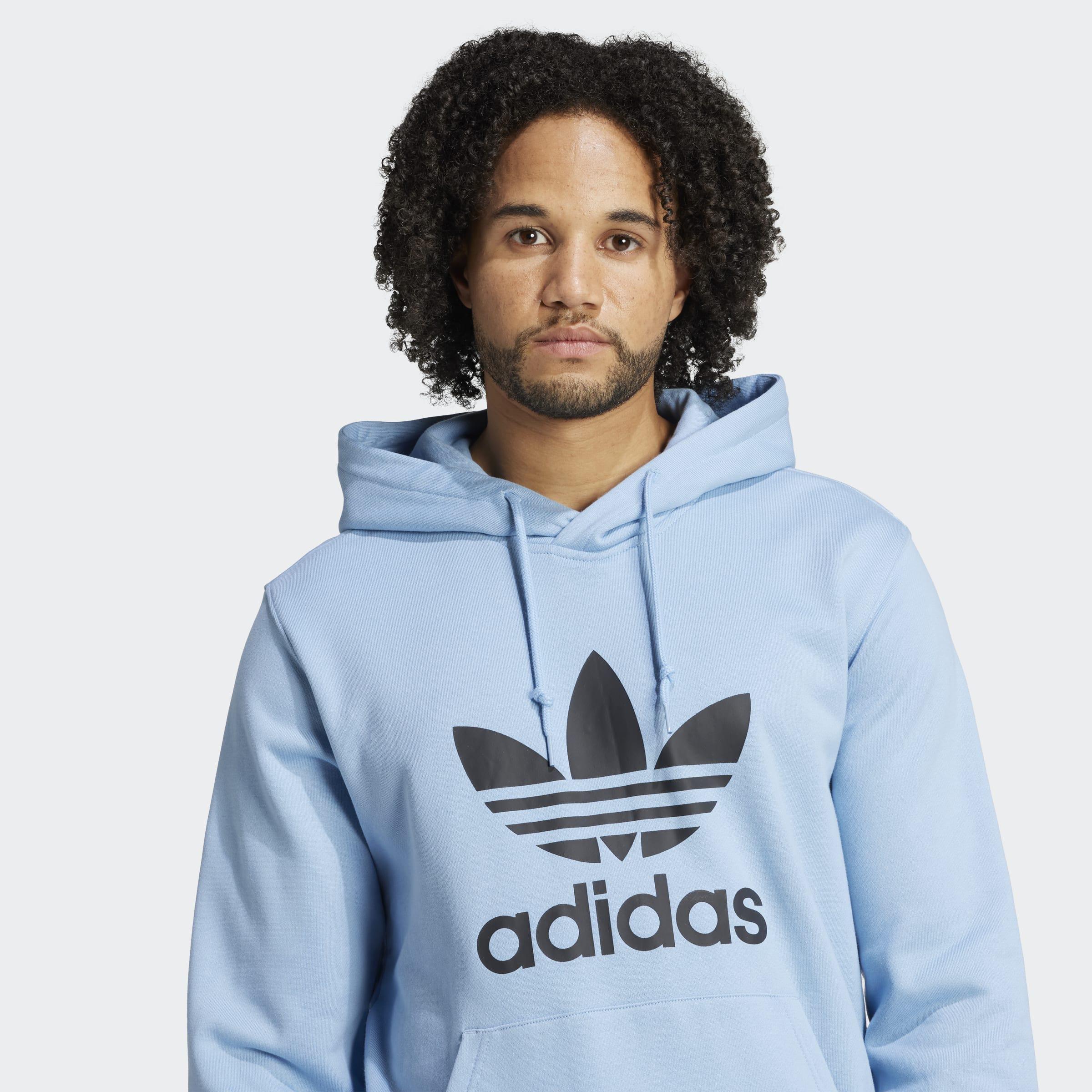 Adicolor Classics Trefoil Hoodie, Blue, A701_ONE, large image number 3