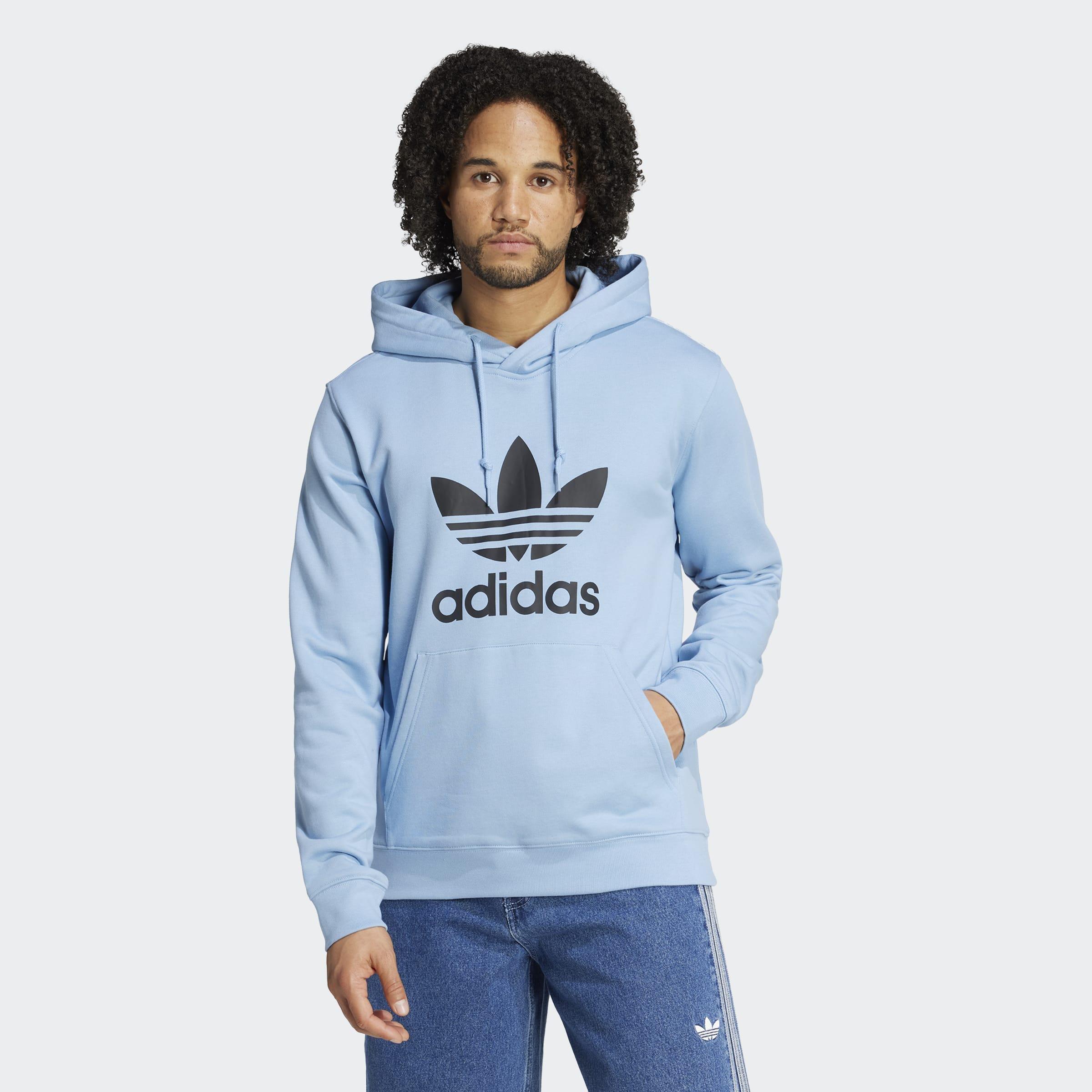Adicolor Classics Trefoil Hoodie, Blue, A701_ONE, large image number 5