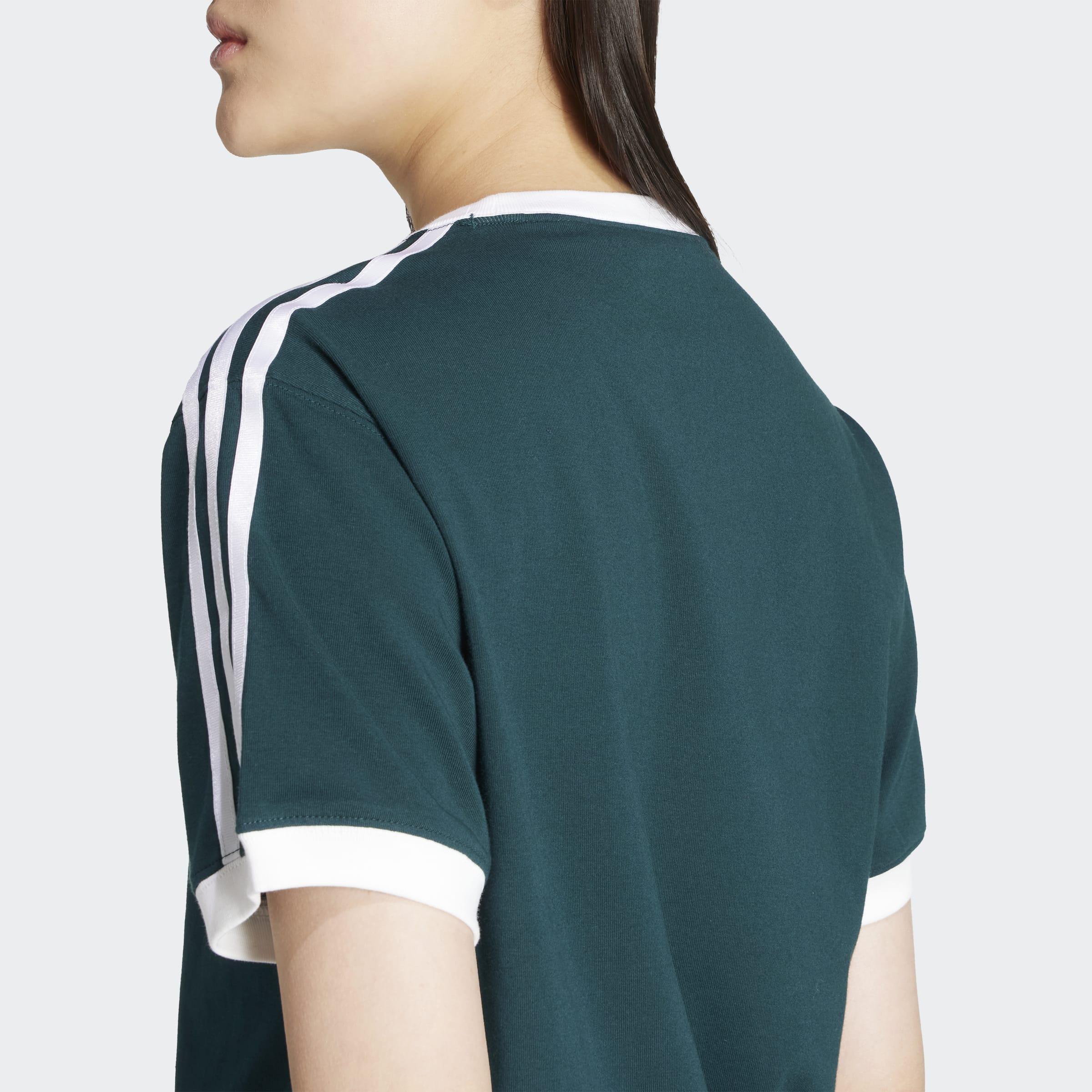 3-Stripes T-Shirt, Green, A701_ONE, large image number 3