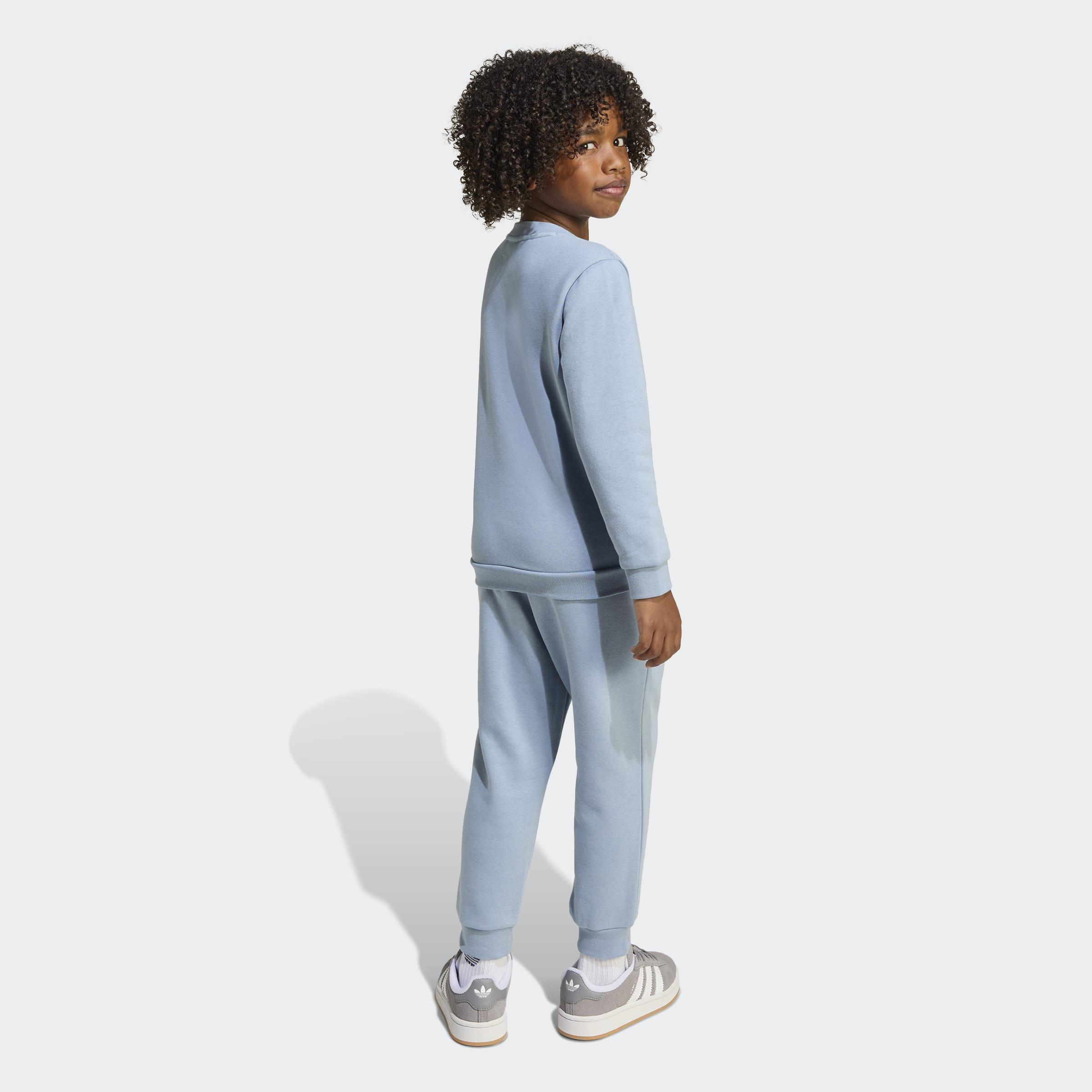 Kids Unisex Crew Set, Blue, A701_ONE, large image number 1