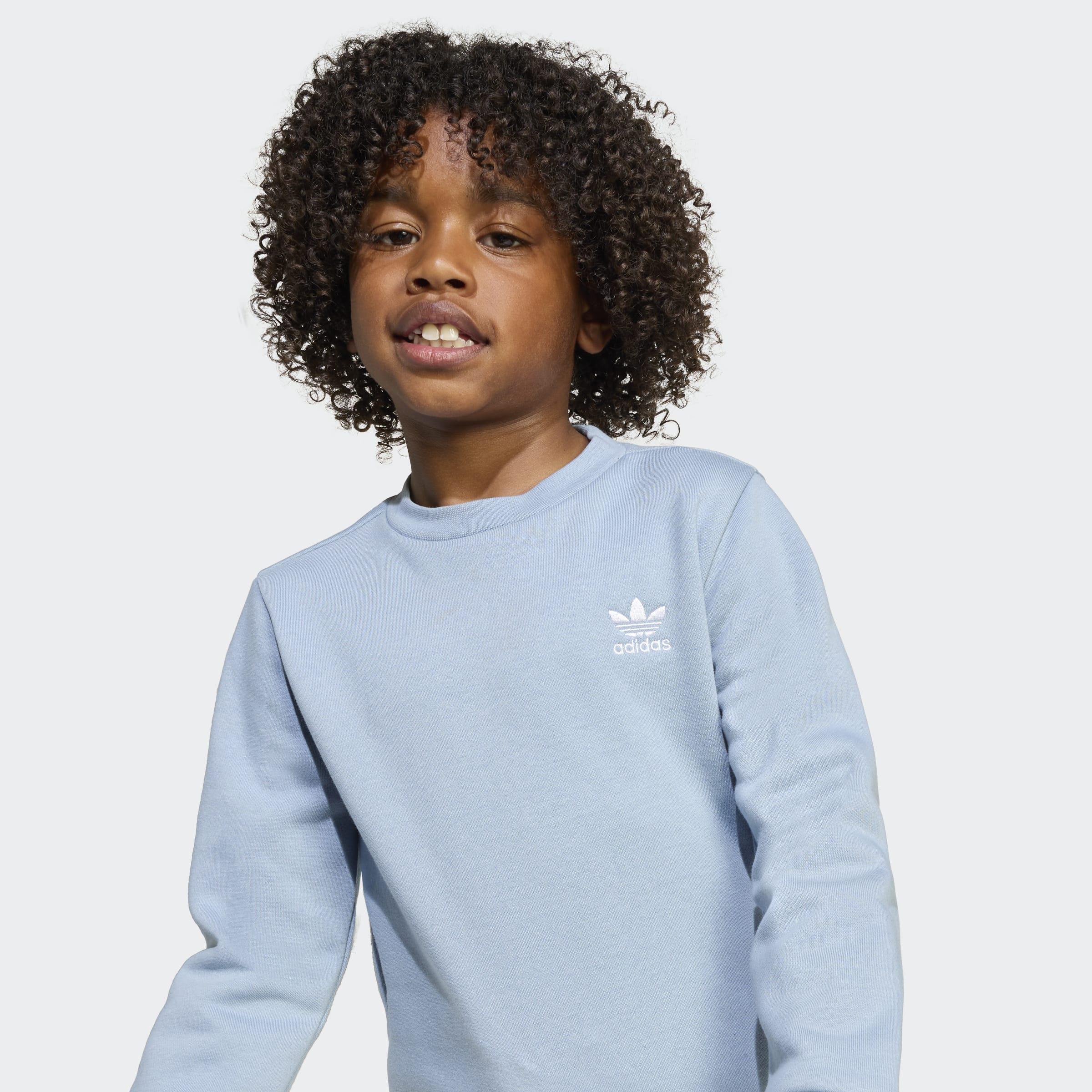 Kids Unisex Crew Set, Blue, A701_ONE, large image number 3