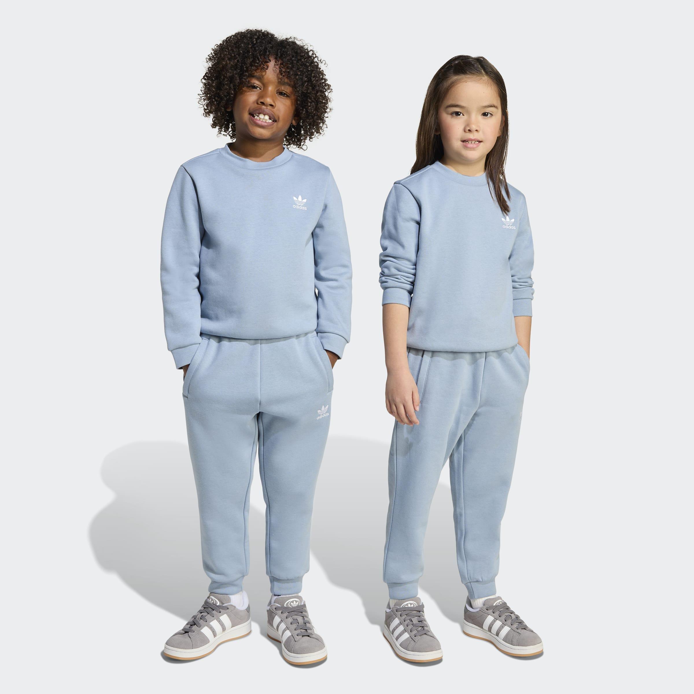 Kids Unisex Crew Set, Blue, A701_ONE, large image number 5
