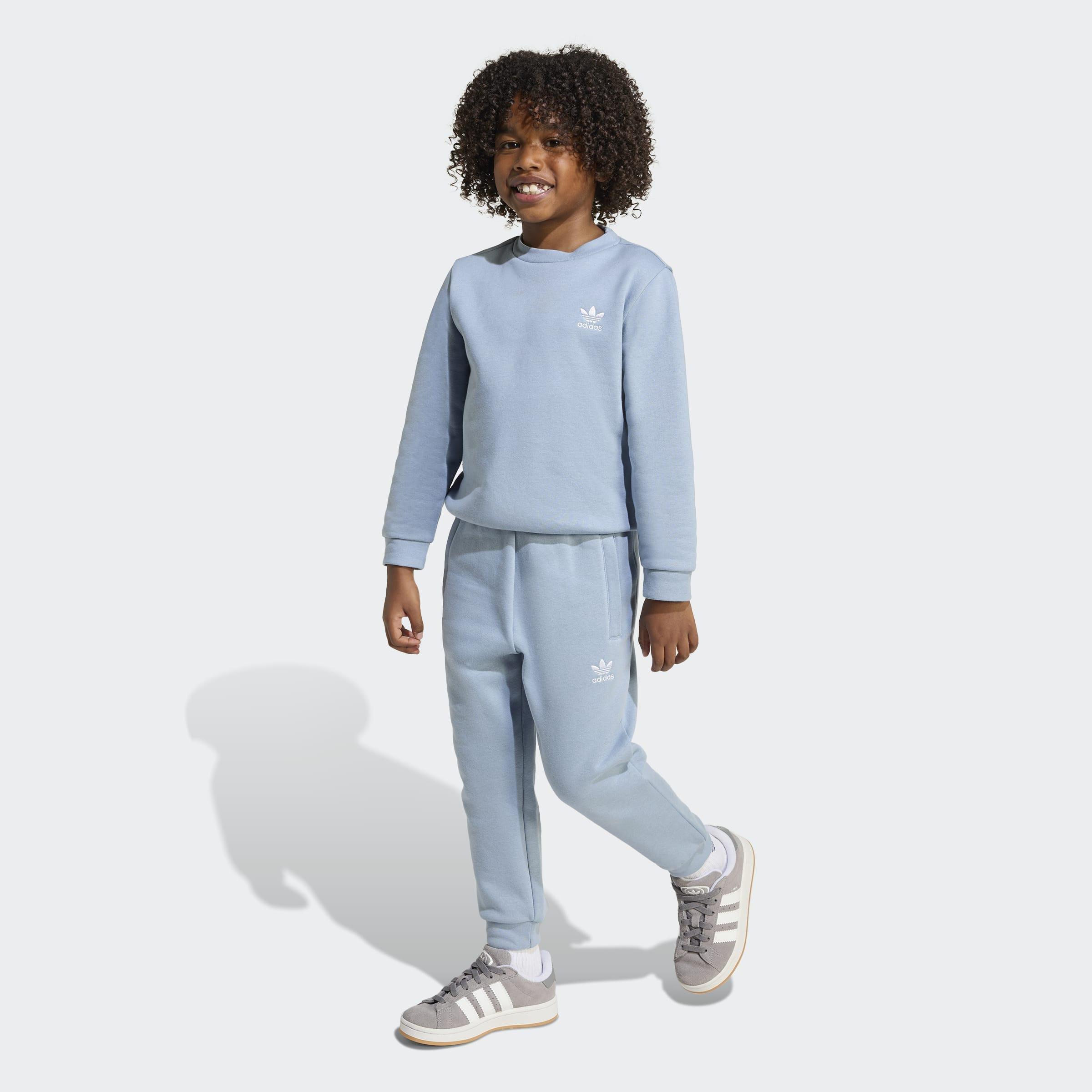 Kids Unisex Crew Set, Blue, A701_ONE, large image number 5