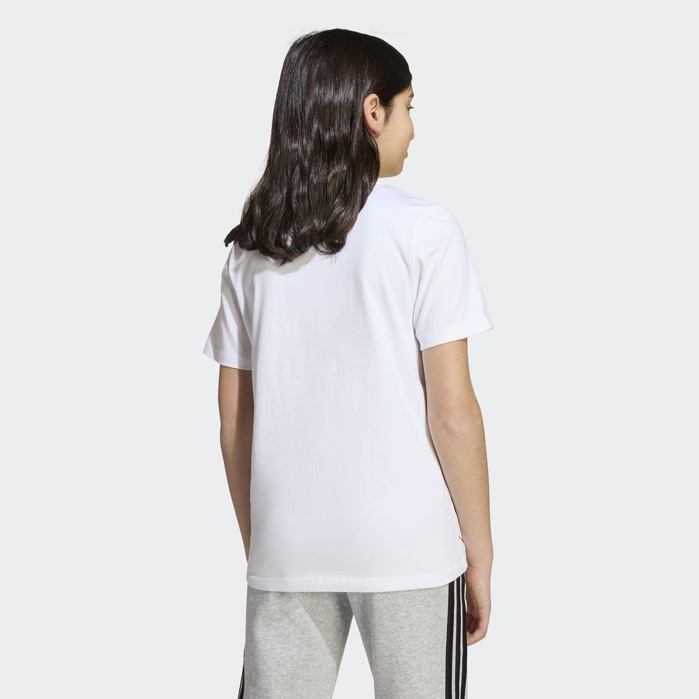 Kids Unisex Winter Sports Graphic T-Shirt, White, , large image number 1