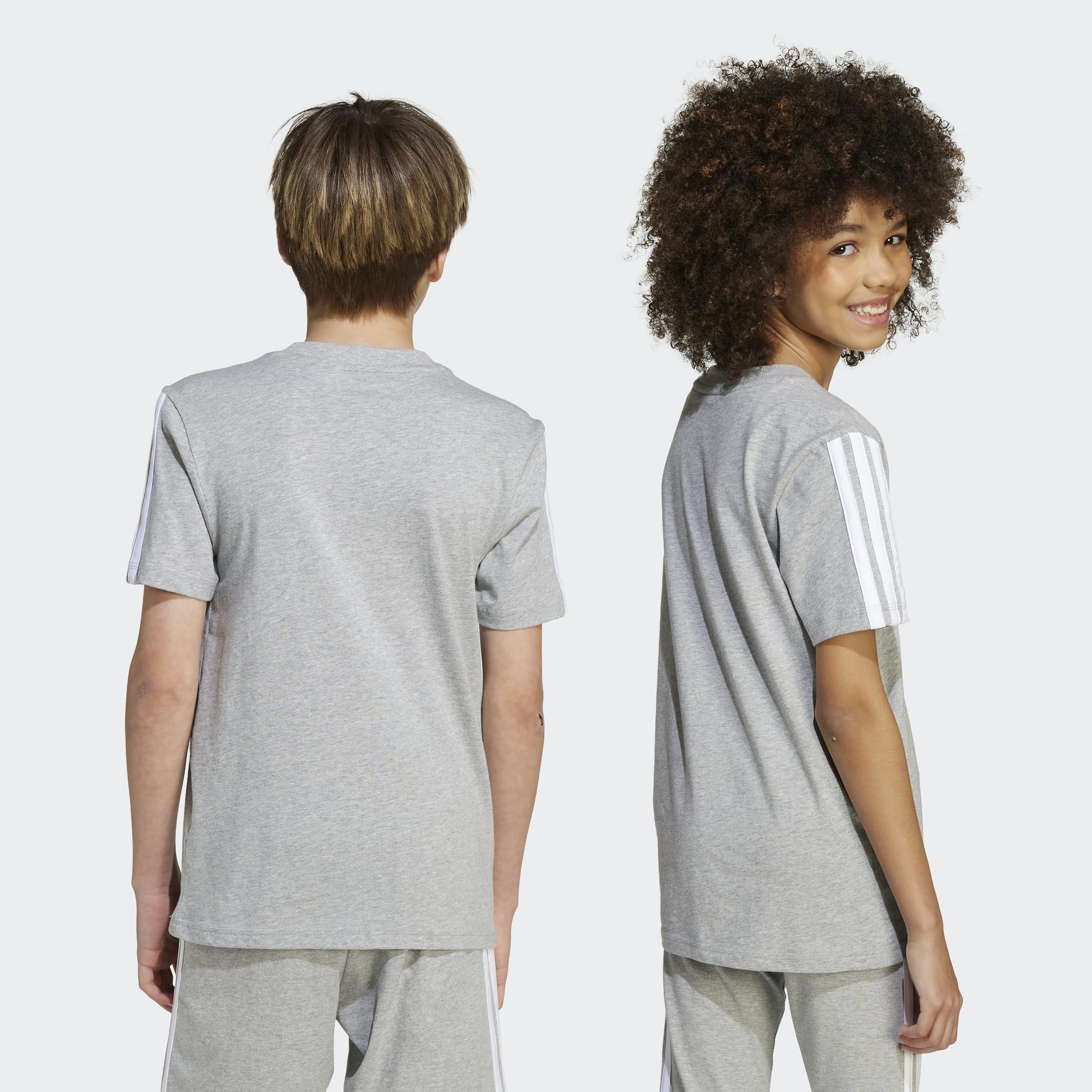 Kids Unisex Essentials Tee, Grey, A701_ONE, medium
