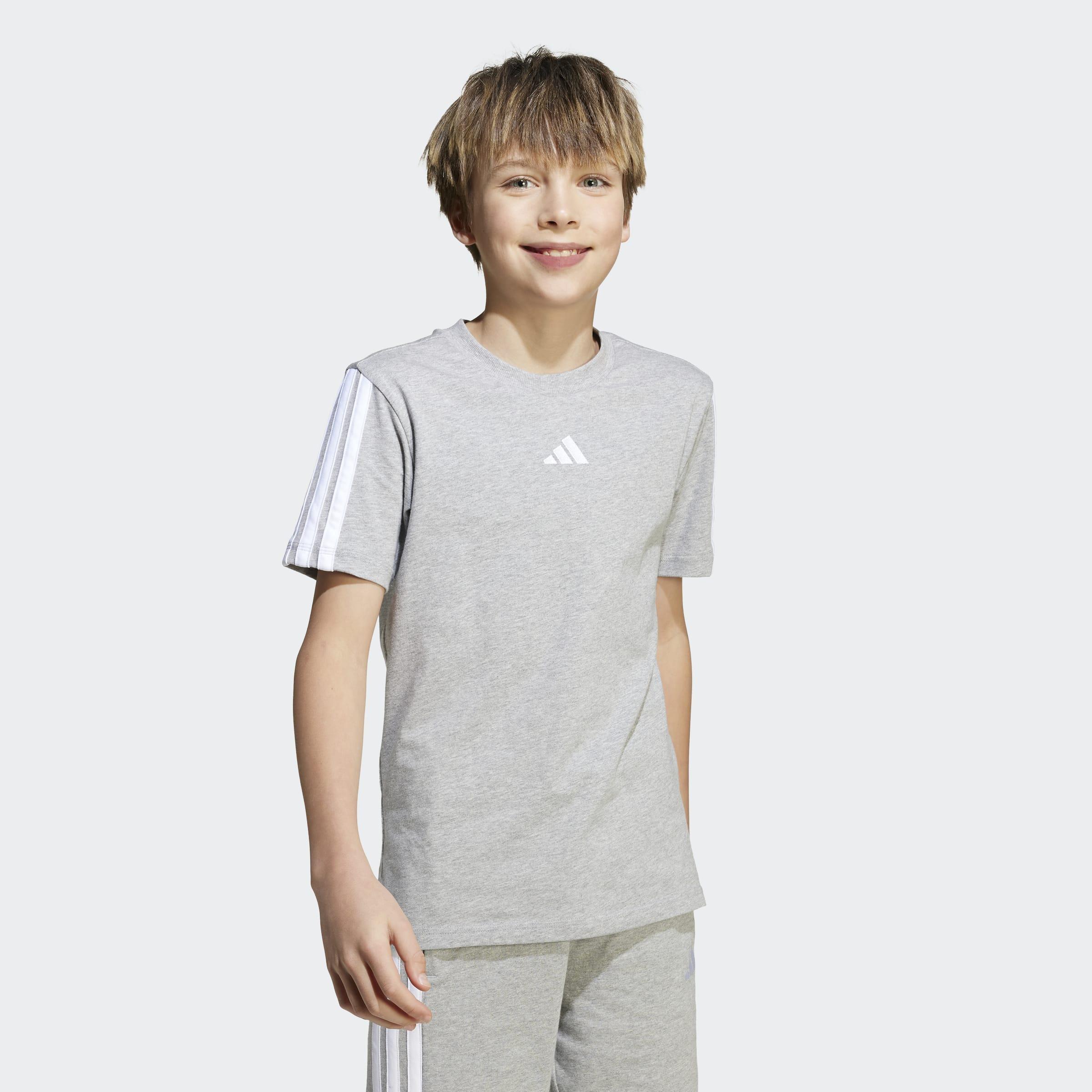 Kids Unisex Essentials Tee, Grey, A701_ONE, large image number 6