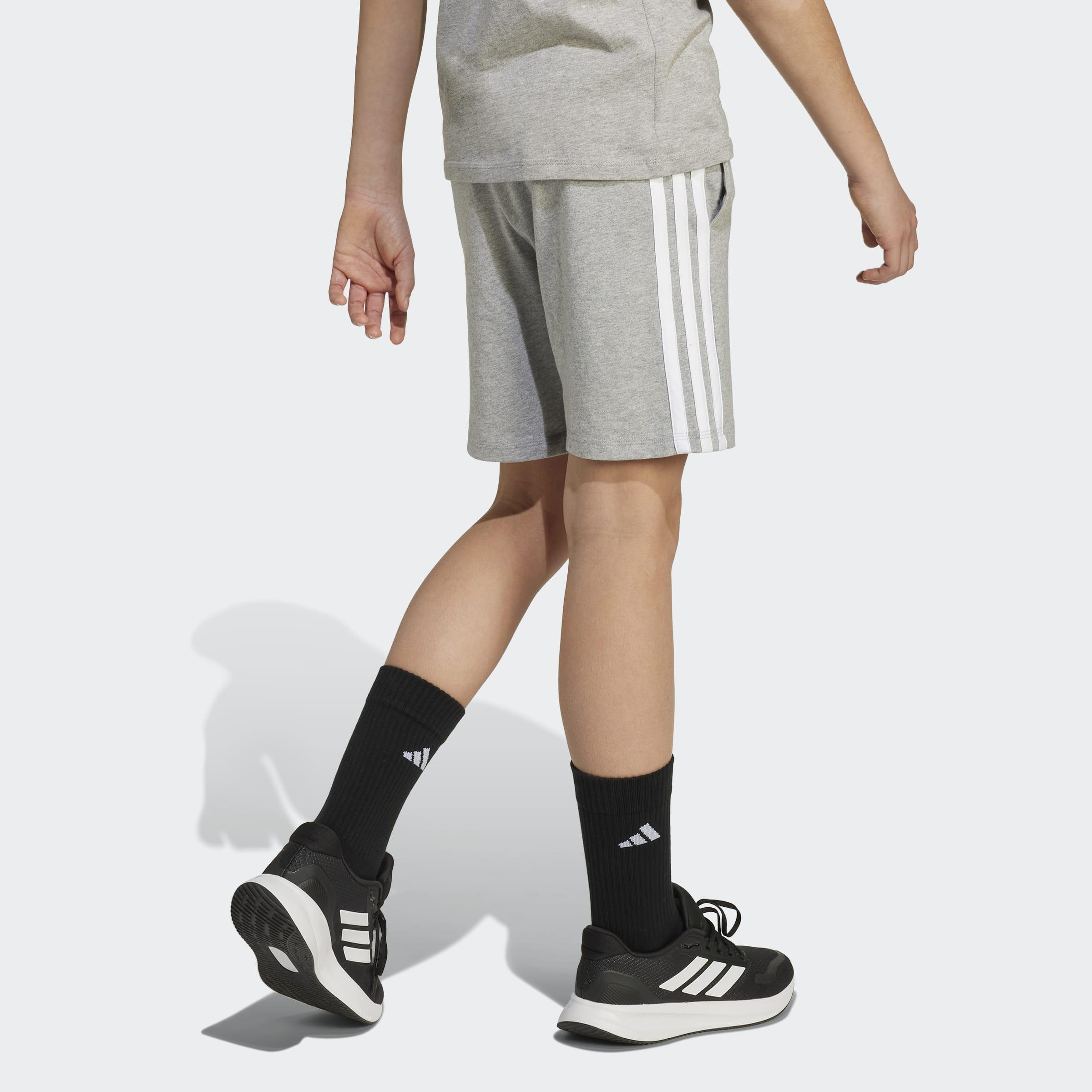 Kids Unisex Essentials Shorts, Grey