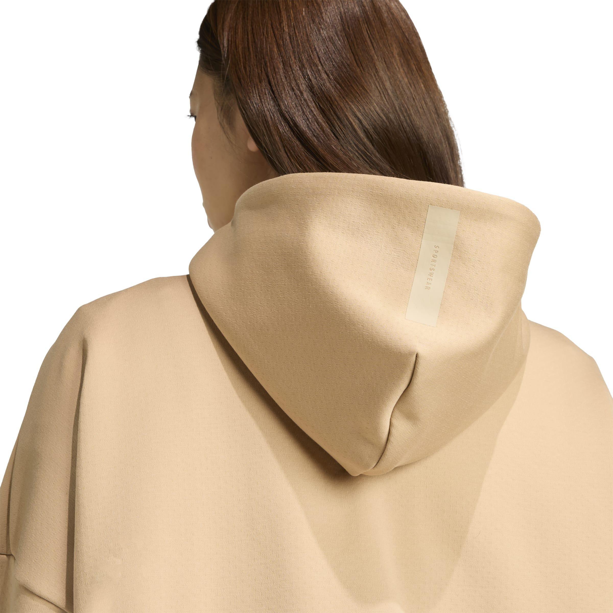 adidas Z.N.E. Full-Zip Hoodie, Brown, A701_ONE, medium