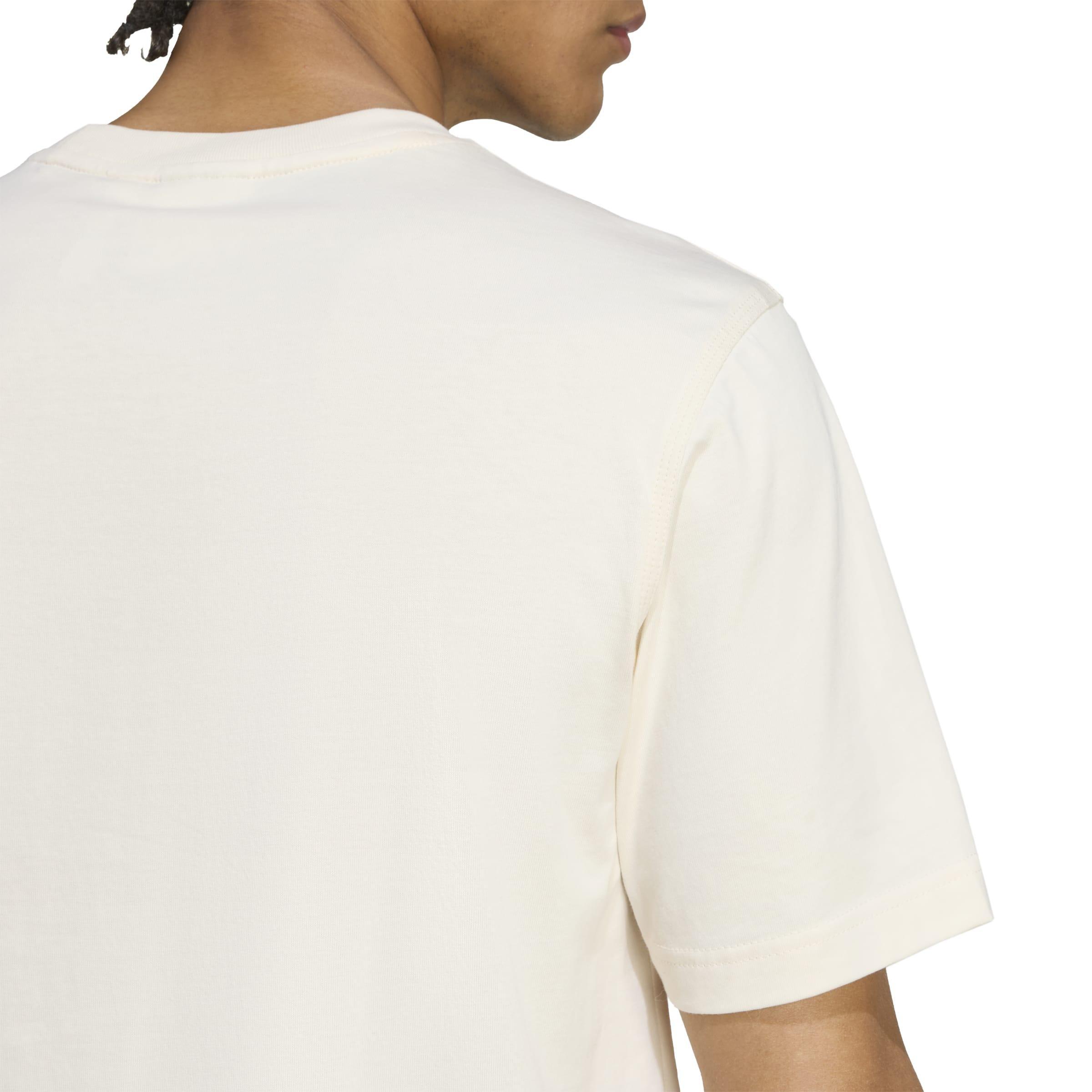 Trefoil Essentials Tee, White, A701_ONE, large image number 3