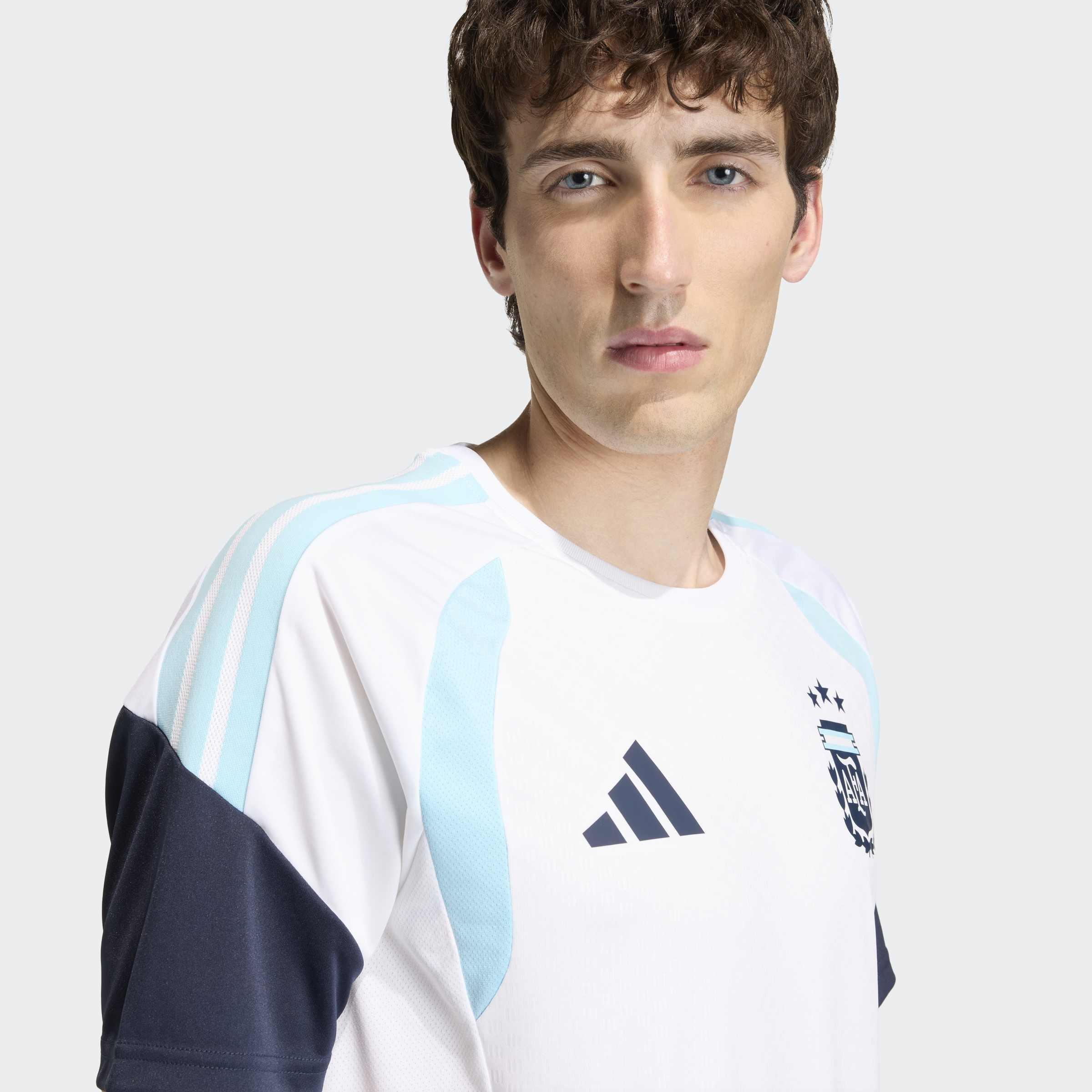 Argentina 26 Tiro Training Jersey, White, A701_ONE, large image number 4