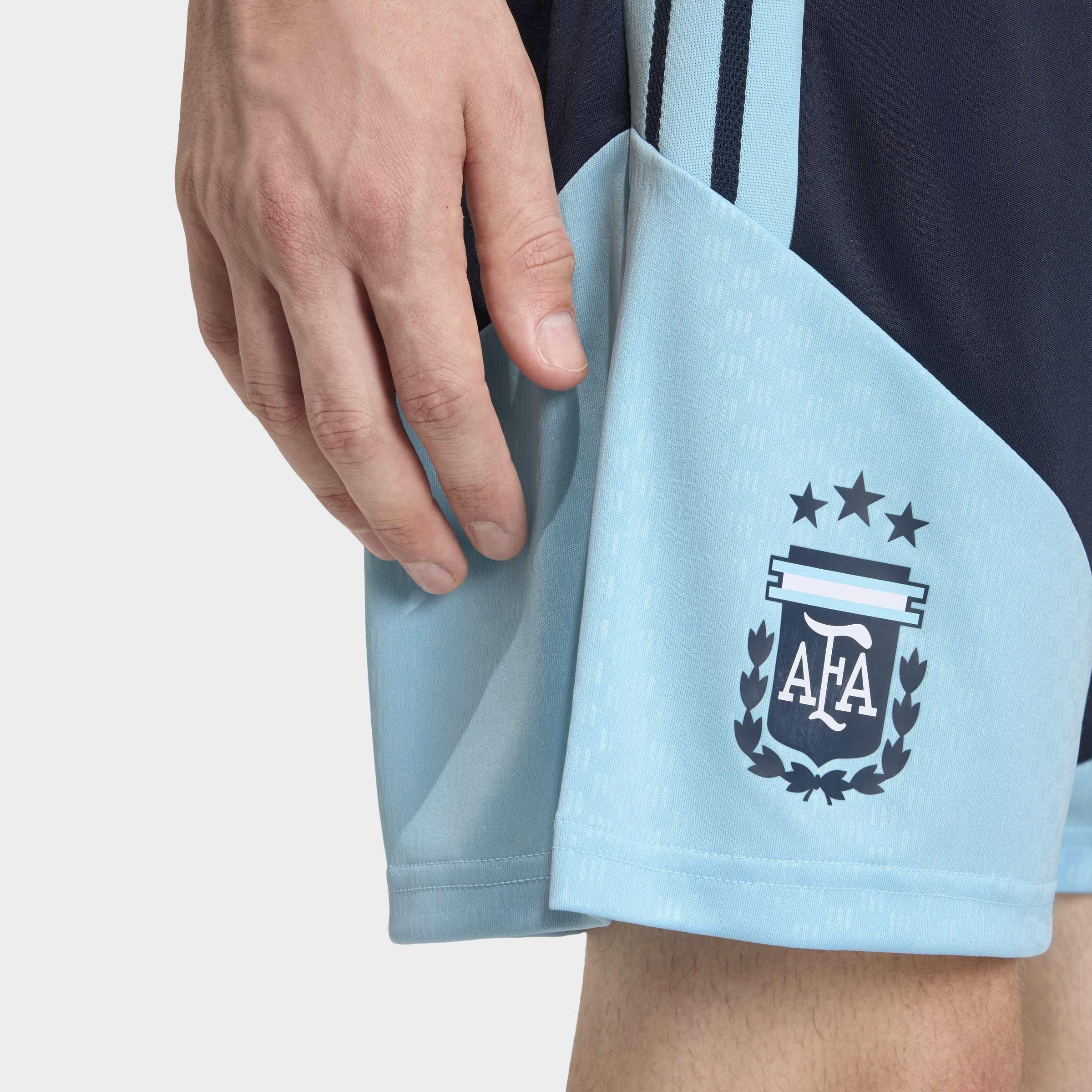 Argentina 26 Tiro Training Shorts, Blue, A701_ONE, large image number 3