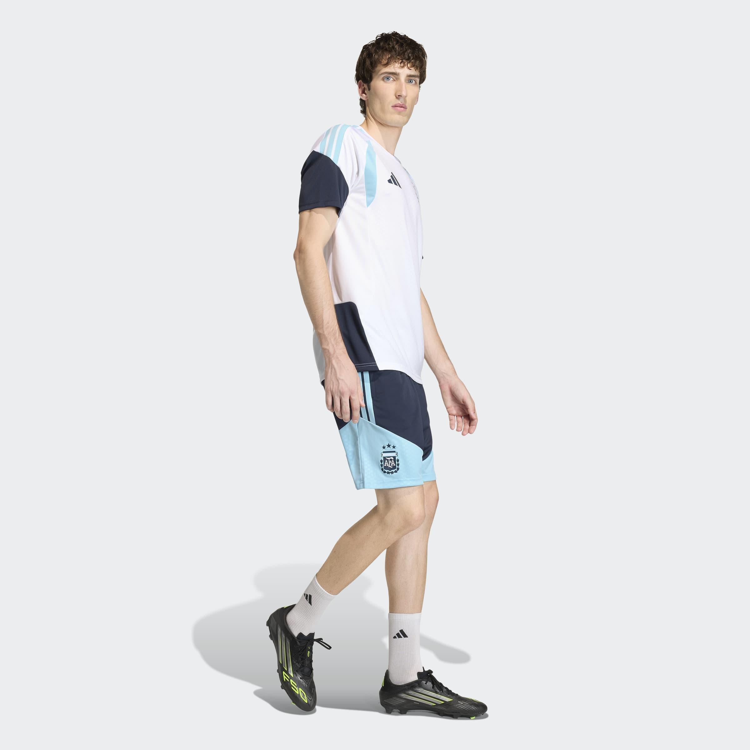 Argentina 26 Tiro Training Shorts, Blue, A701_ONE, large image number 4