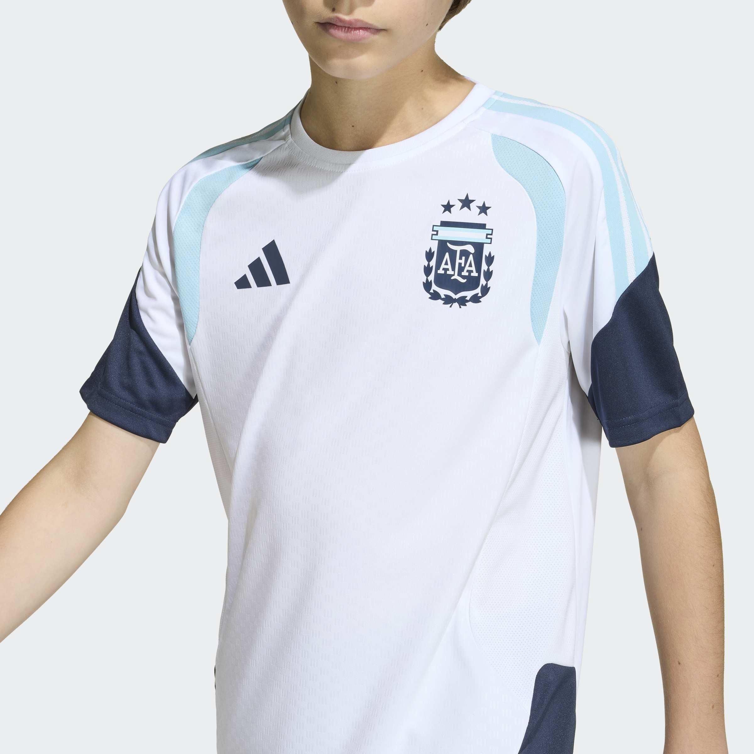Kids Unisex Argentina 26 Tiro Kids Training Jersey, White, A701_ONE, large image number 5