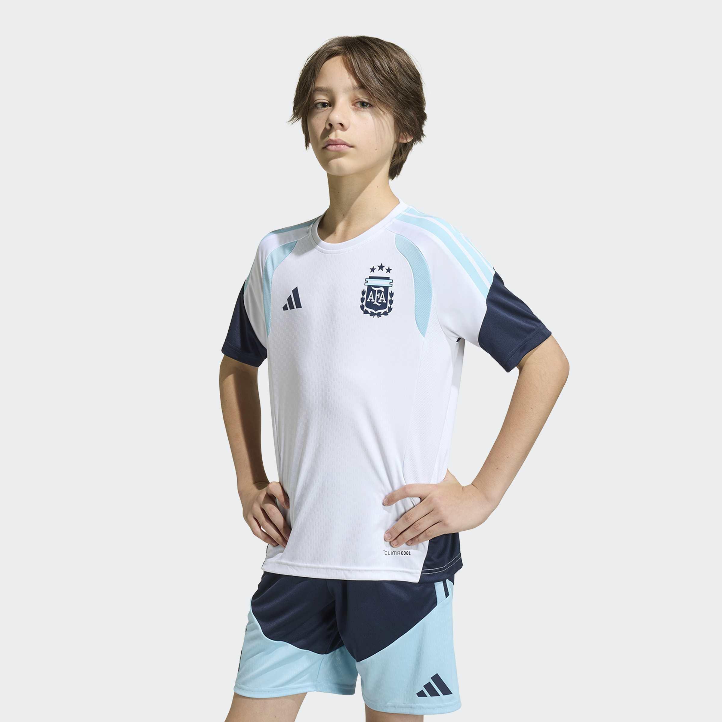 Kids Unisex Argentina 26 Tiro Kids Training Jersey, White, A701_ONE, large image number 7