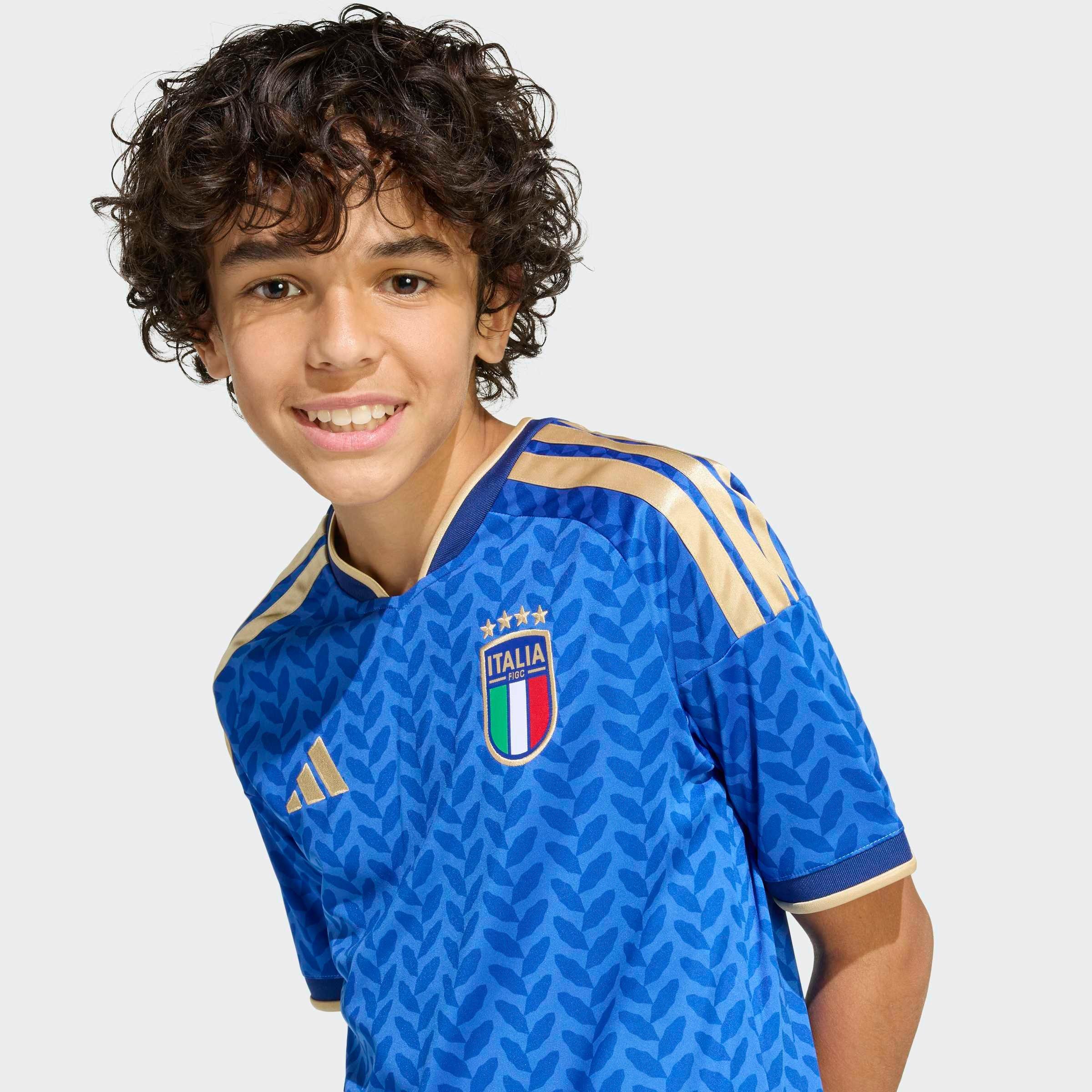 Kids Unisex Italy 26 Home Kids Jersey, Blue, A701_ONE, large image number 11