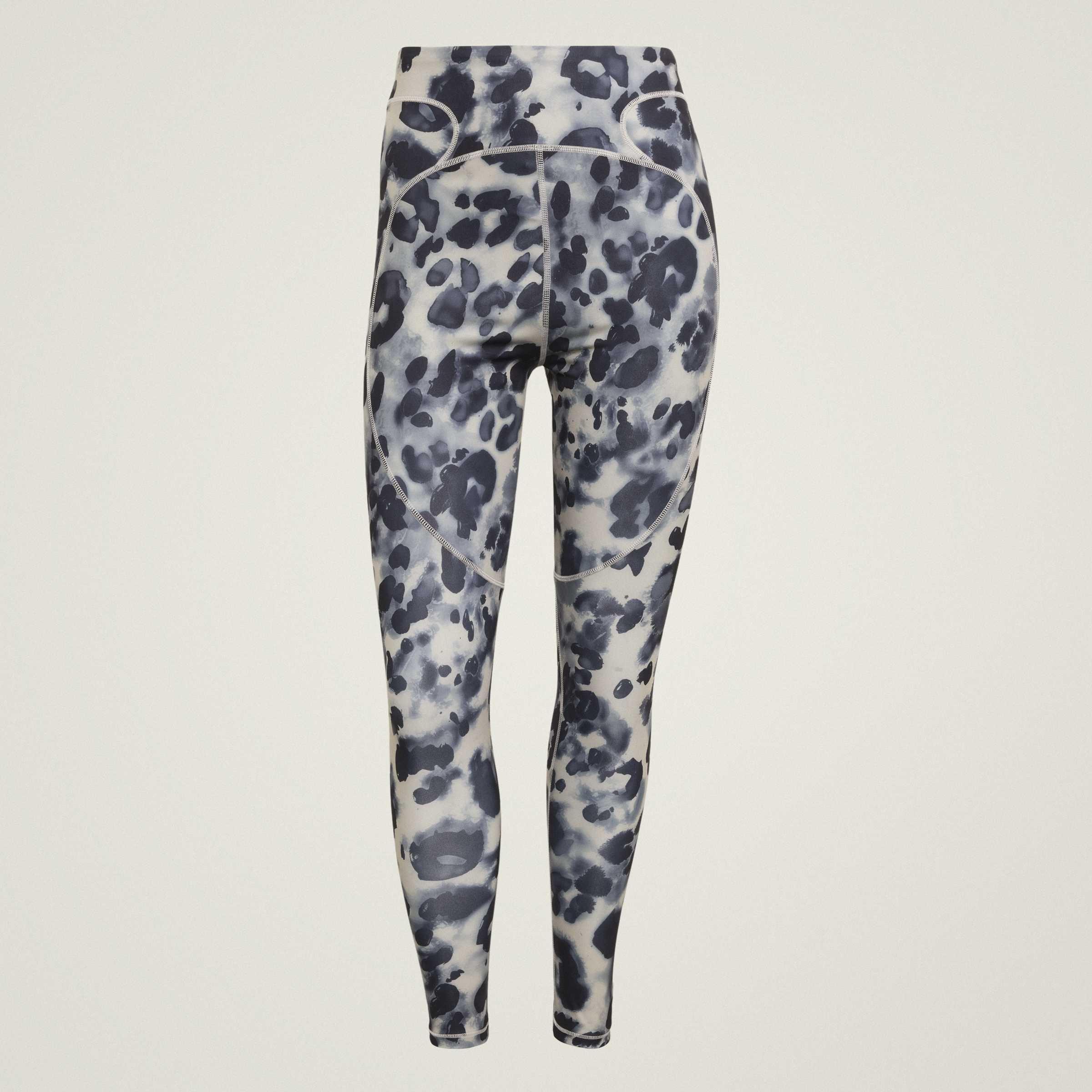 adidas by Stella McCartney Training 7/8 Leggings Printed, Grey, A701_ONE, large image number 0