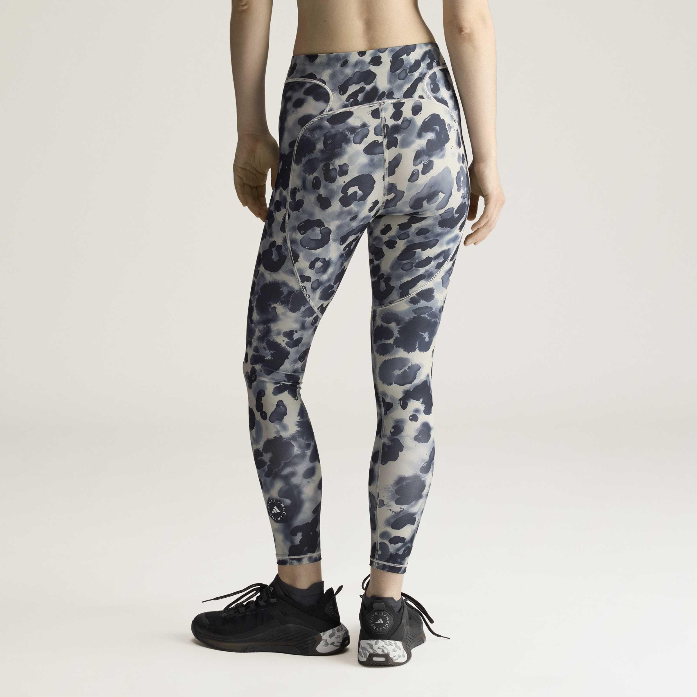 adidas by Stella McCartney Training 7/8 Leggings Printed, Grey, A701_ONE, large image number 1