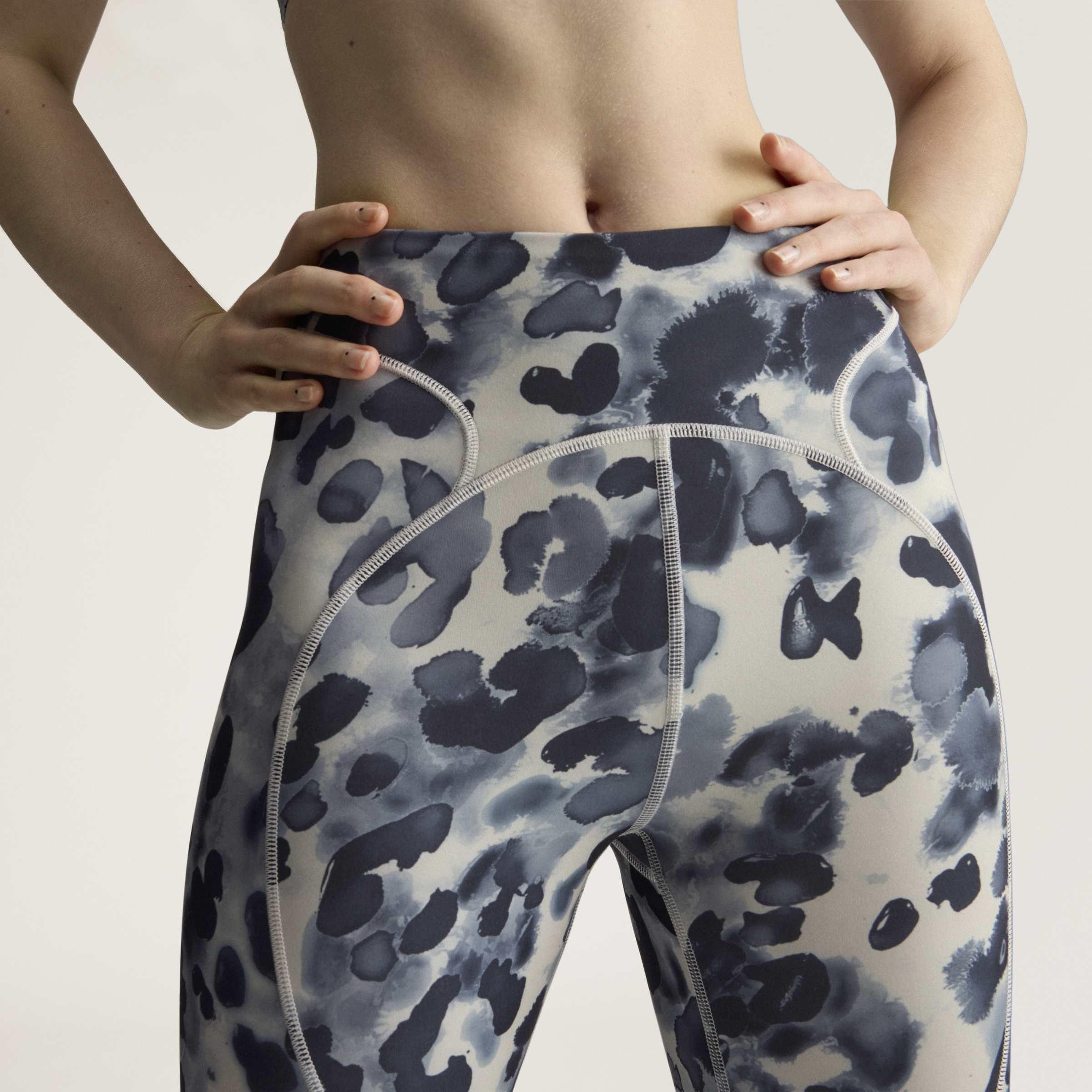 adidas by Stella McCartney Training 7/8 Leggings Printed, Grey, A701_ONE, large image number 3