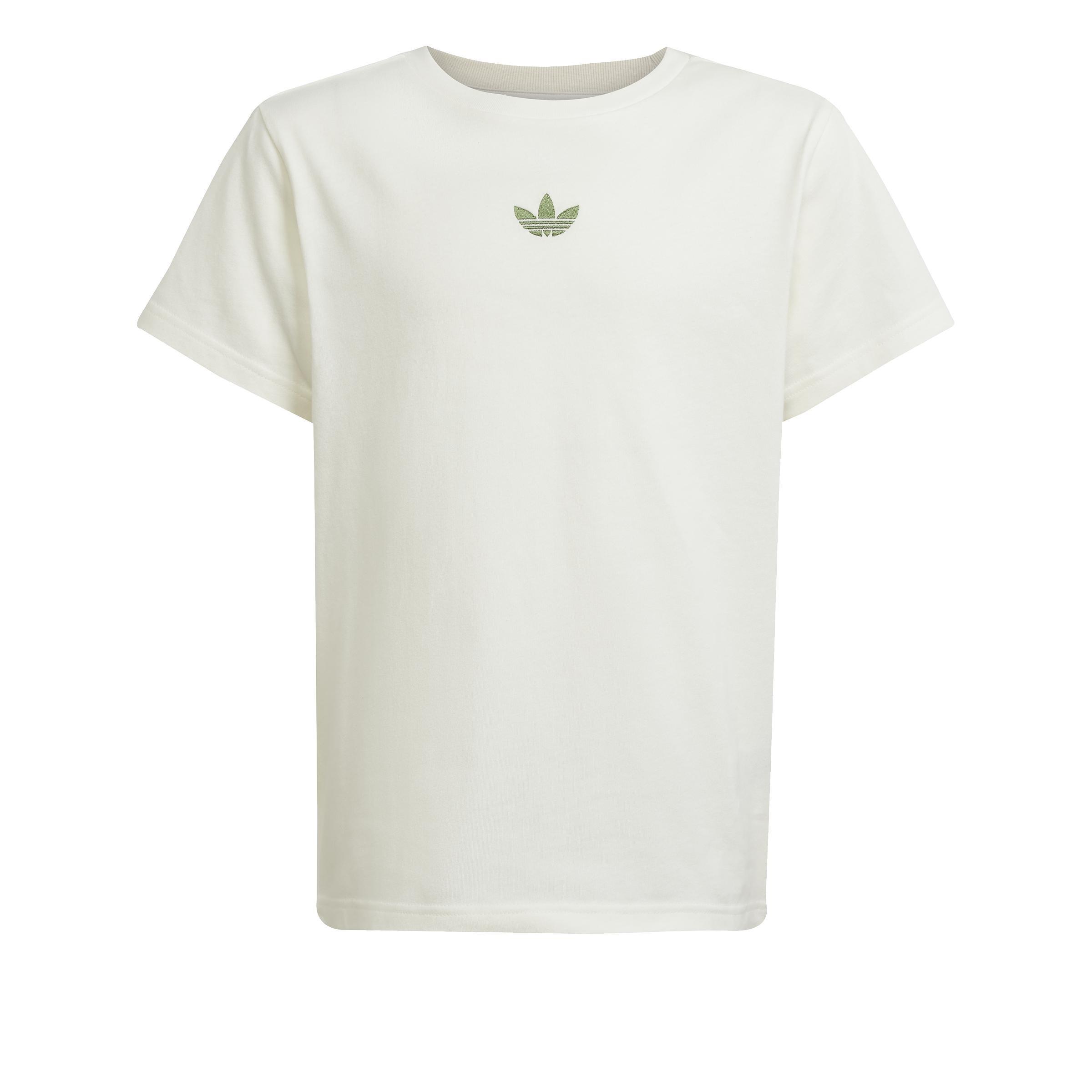 Unisex Kids adidas Originals x Minecraft Graphic Tee, White, A701_ONE, large image number 0