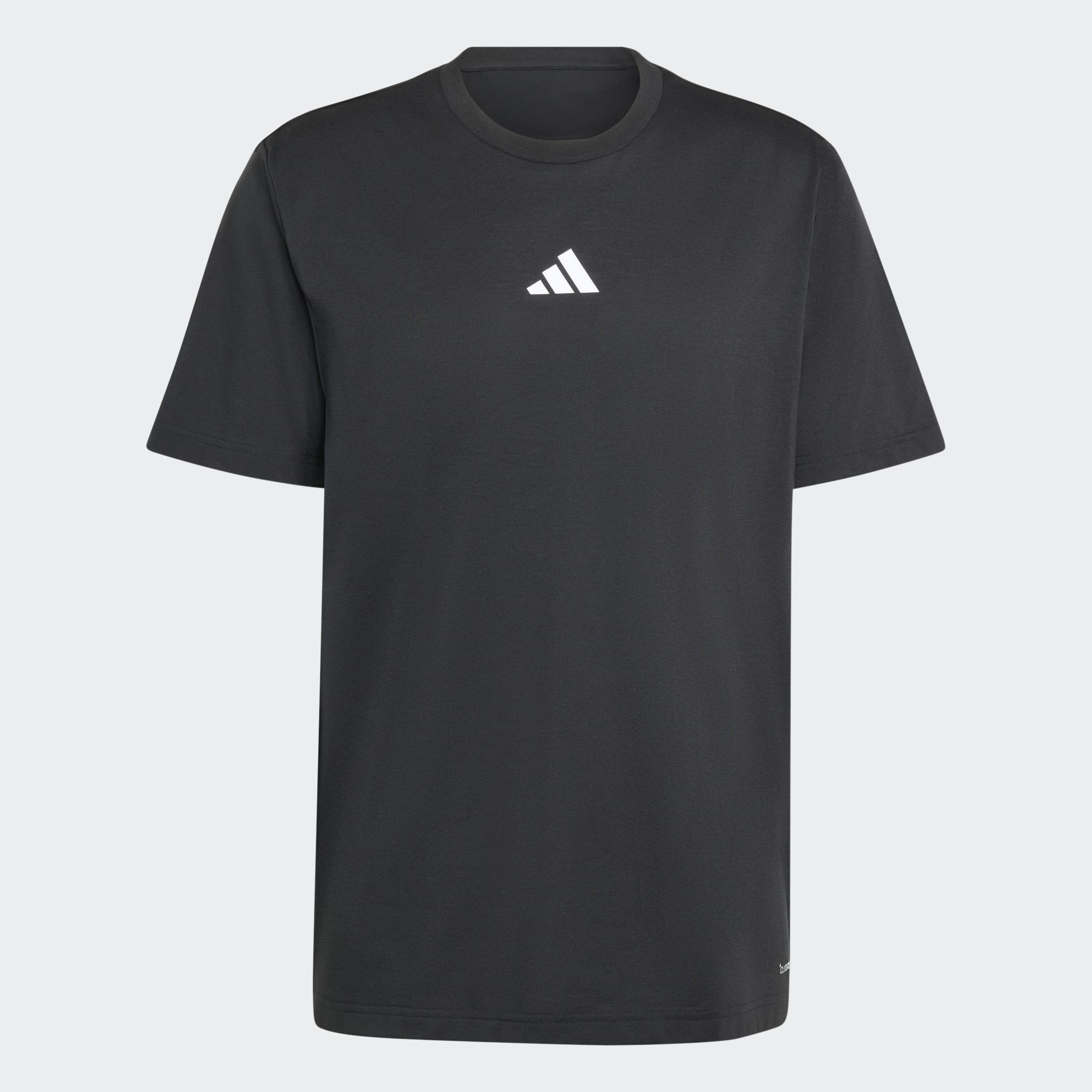 Running Melange Graphic T-Shirt, Black
