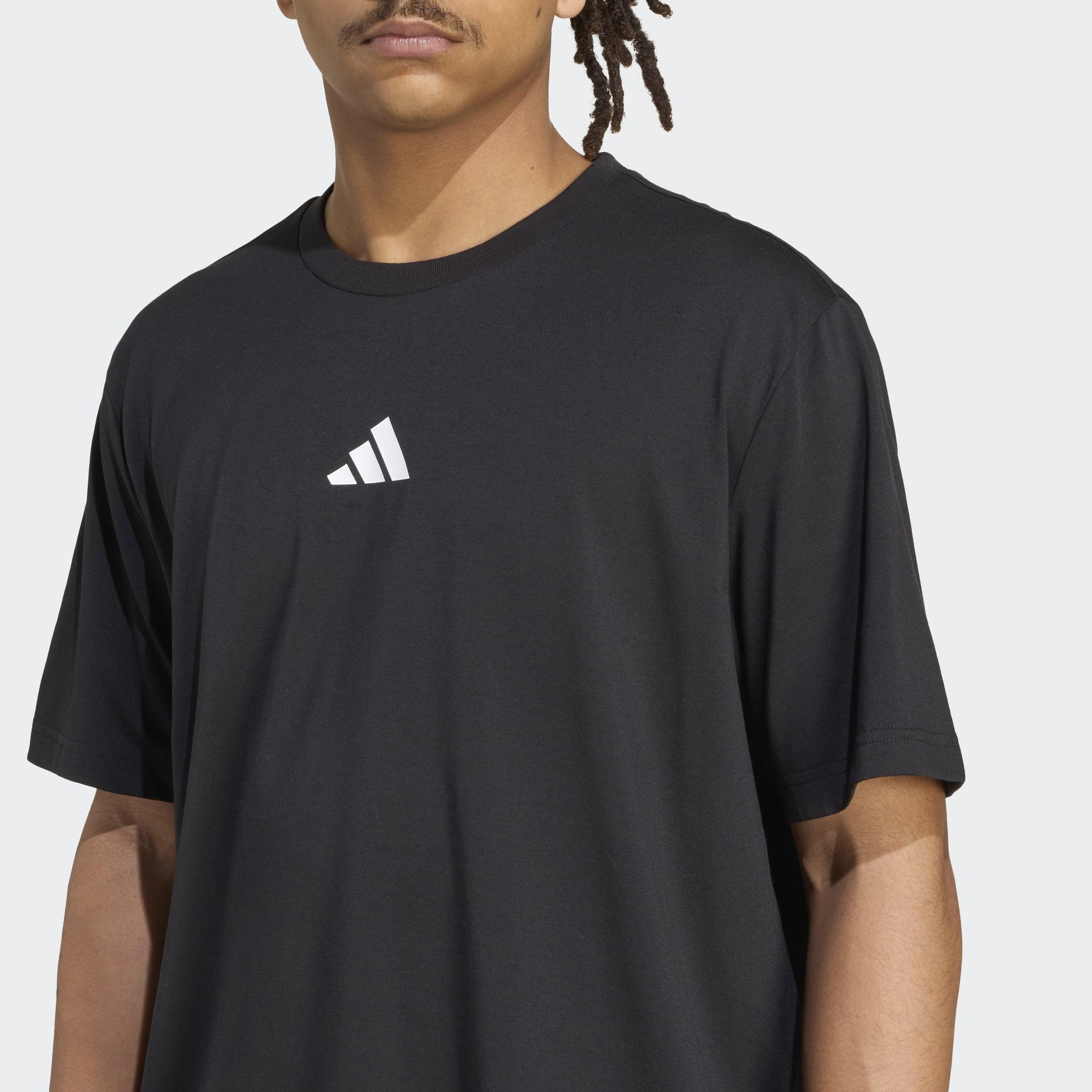 Running Melange Graphic T-Shirt, Black, A701_ONE, large image number 2