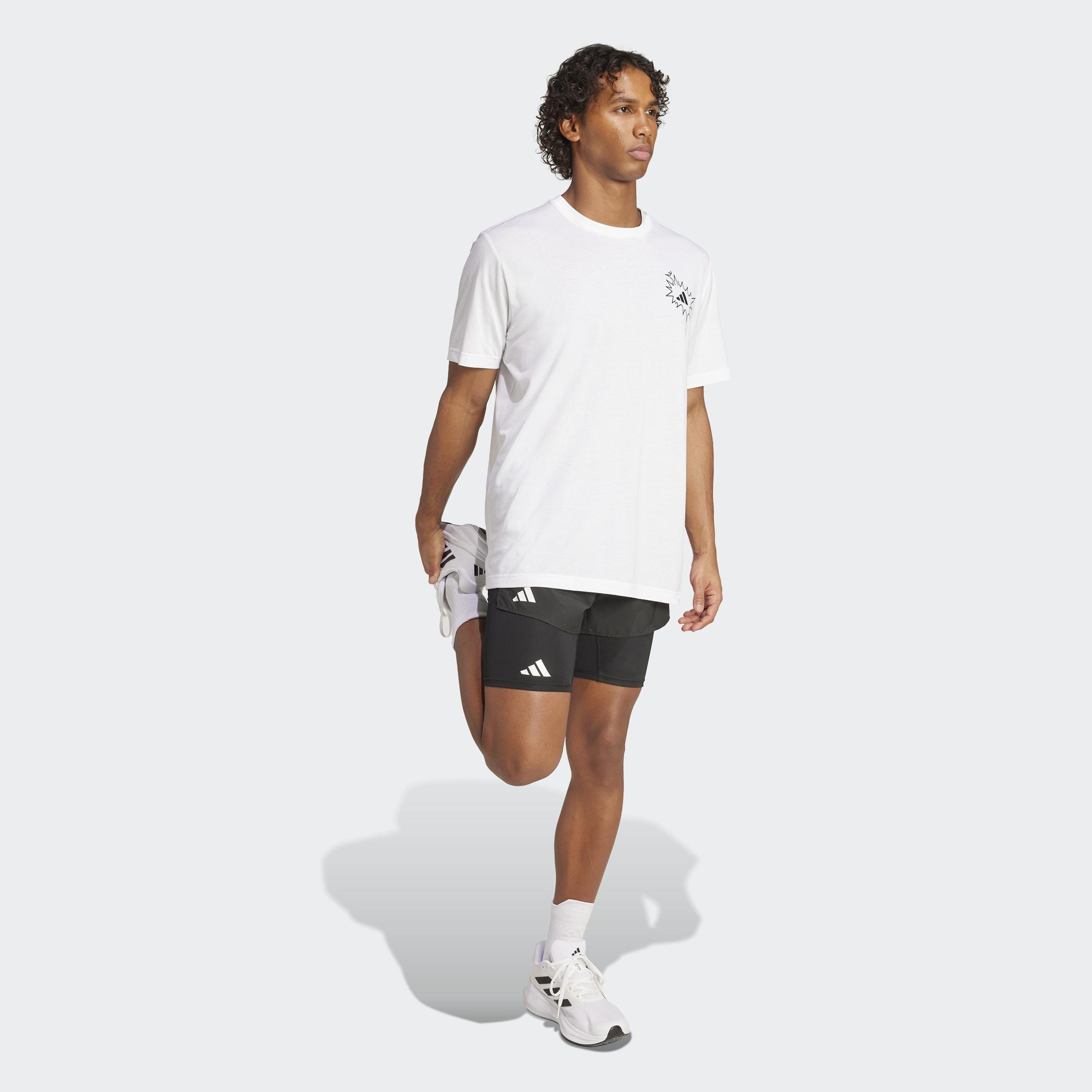 Running Chase The Runners High Graphic T-Shirt, White, A701_ONE, large image number 5