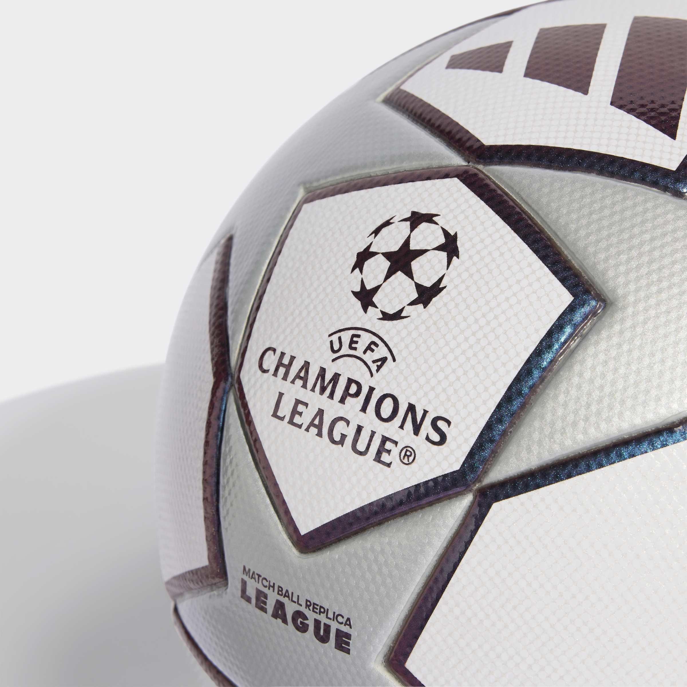 Unisex UEFA Champions League 3rd Ball, White, A701_ONE, large image number 3