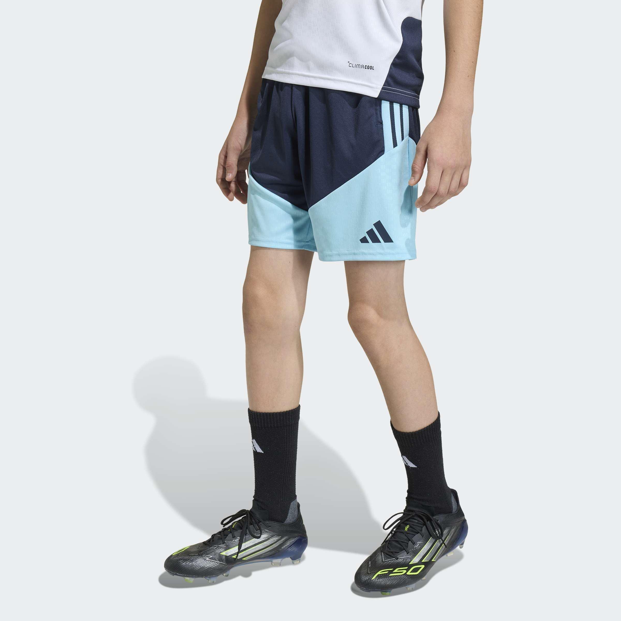 Kids Unisex Argentina 26 Tiro Kids Training Shorts, Blue, A701_ONE, large image number 6