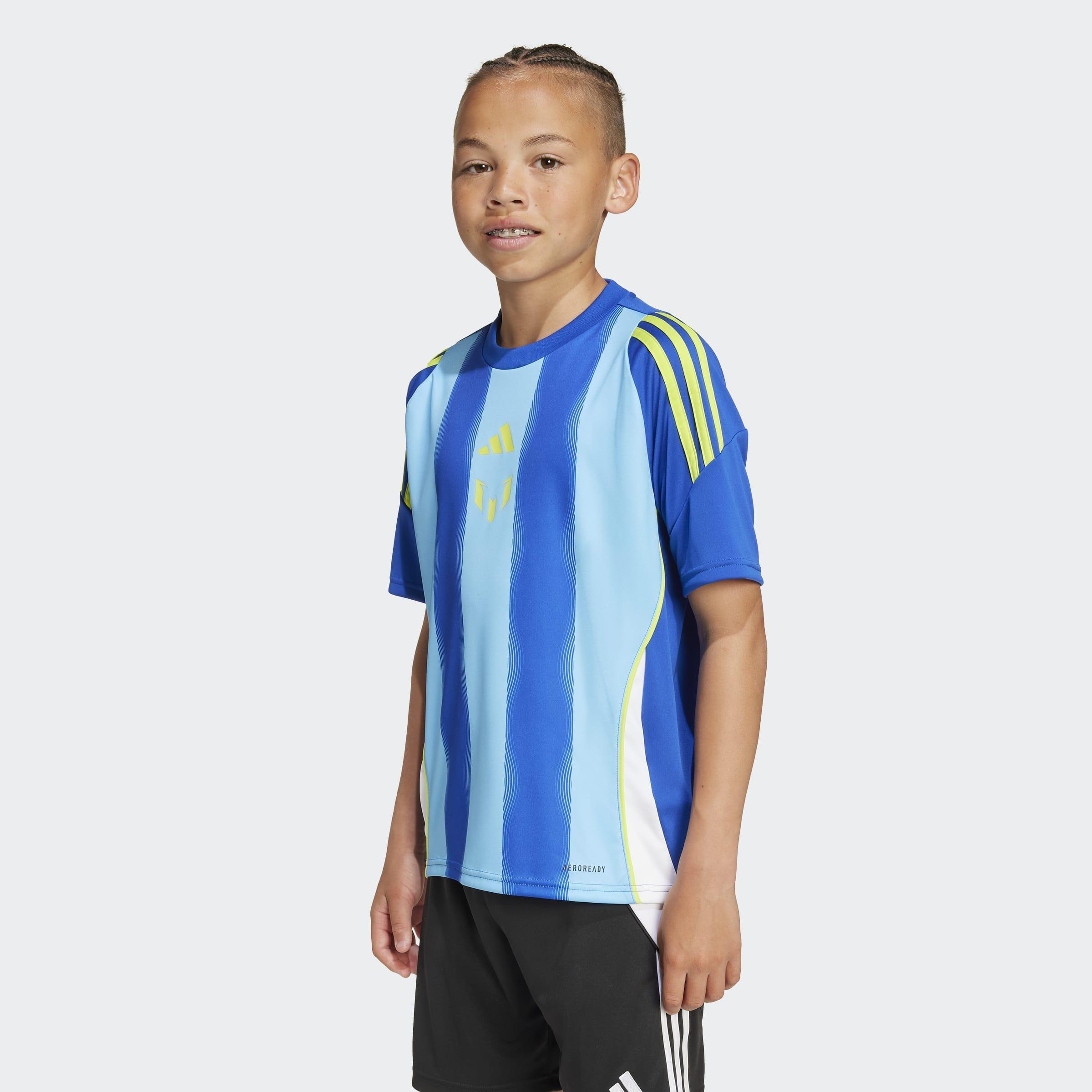 Kids Unisex Messi Training Jersey, Blue, A701_ONE, large image number 7