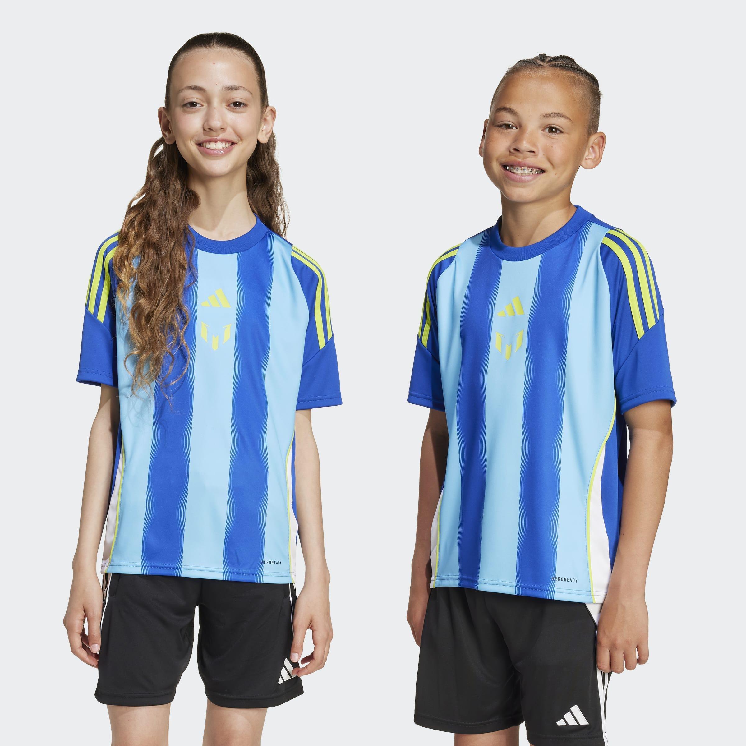 Kids Unisex Messi Training Jersey, Blue, A701_ONE, large image number 8