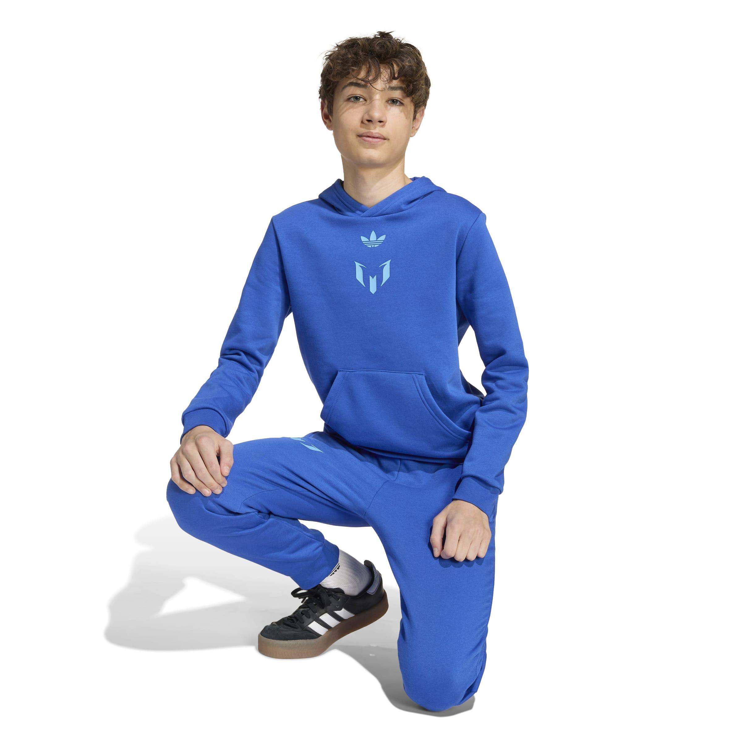 Kids Unisex Messi Hoodie, Blue, , large image number 3