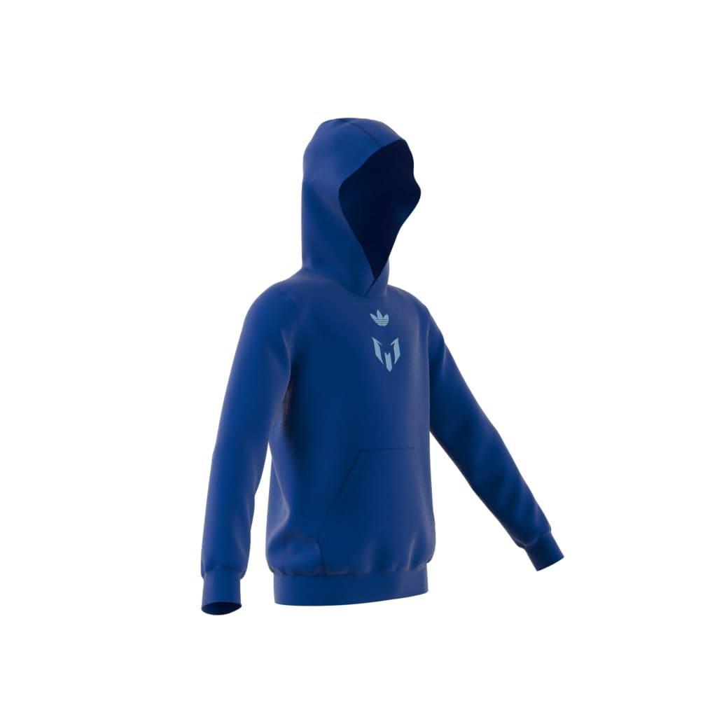 Kids Unisex Messi Hoodie, Blue, , large image number 9