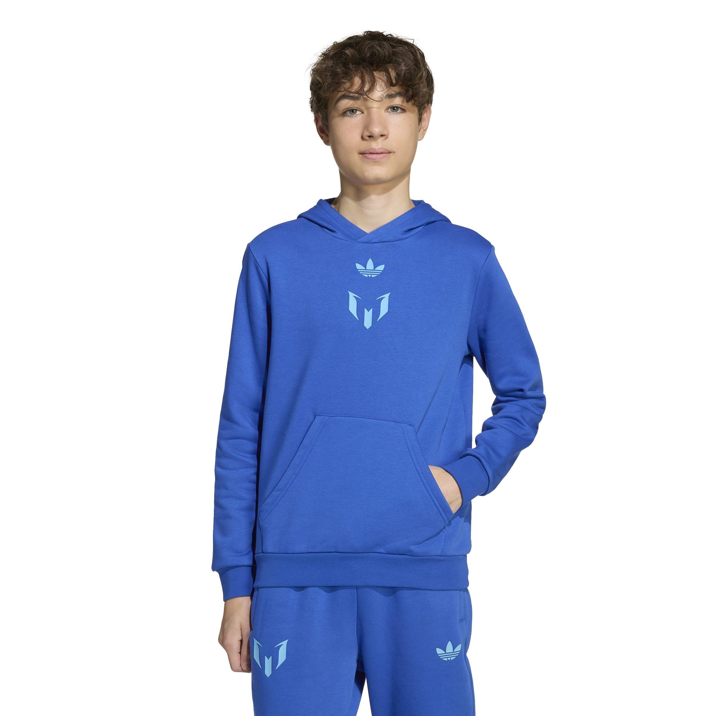 Kids Unisex Messi Hoodie, Blue, , large image number 10