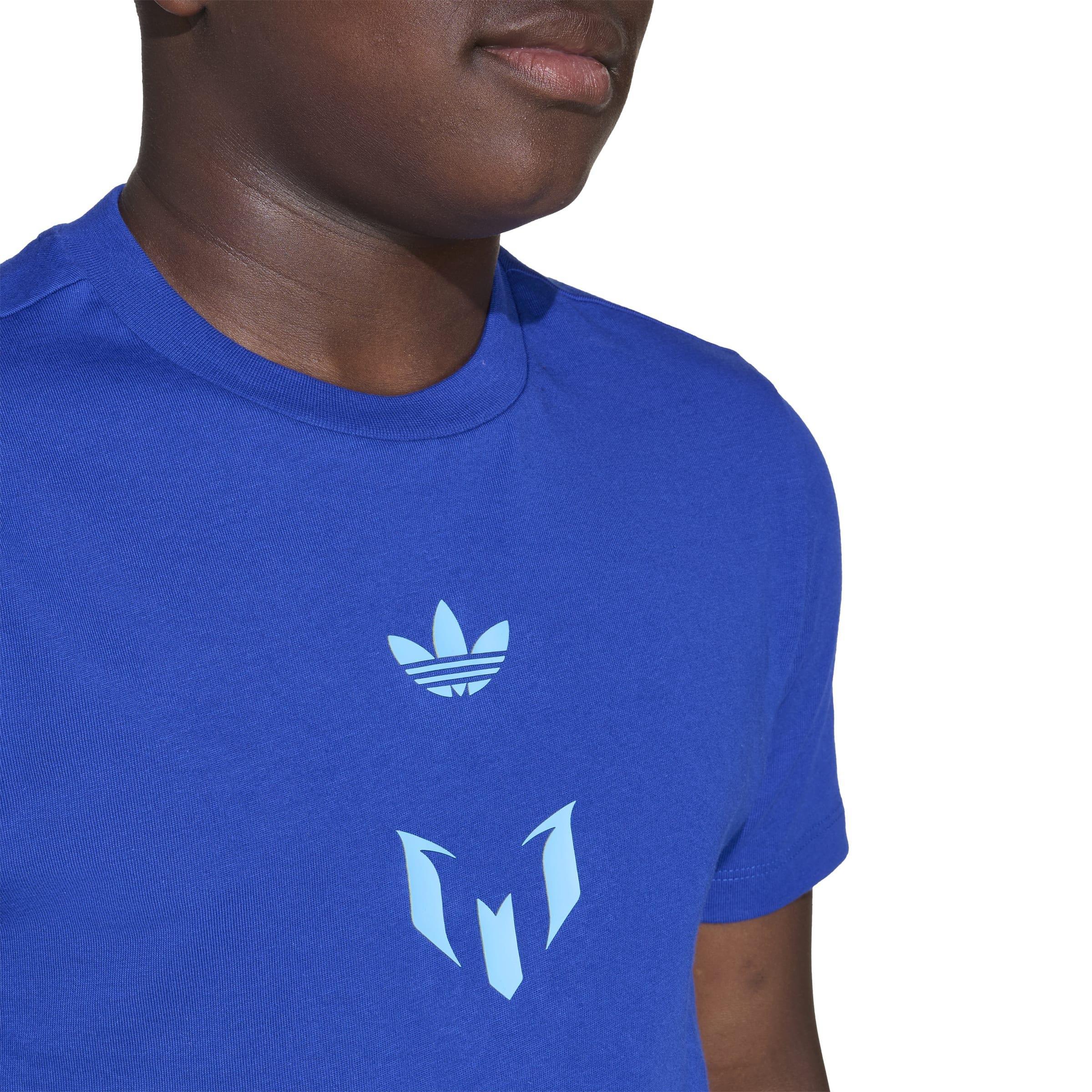 Kids Unisex Messi T-Shirt, Blue, A701_ONE, large image number 3