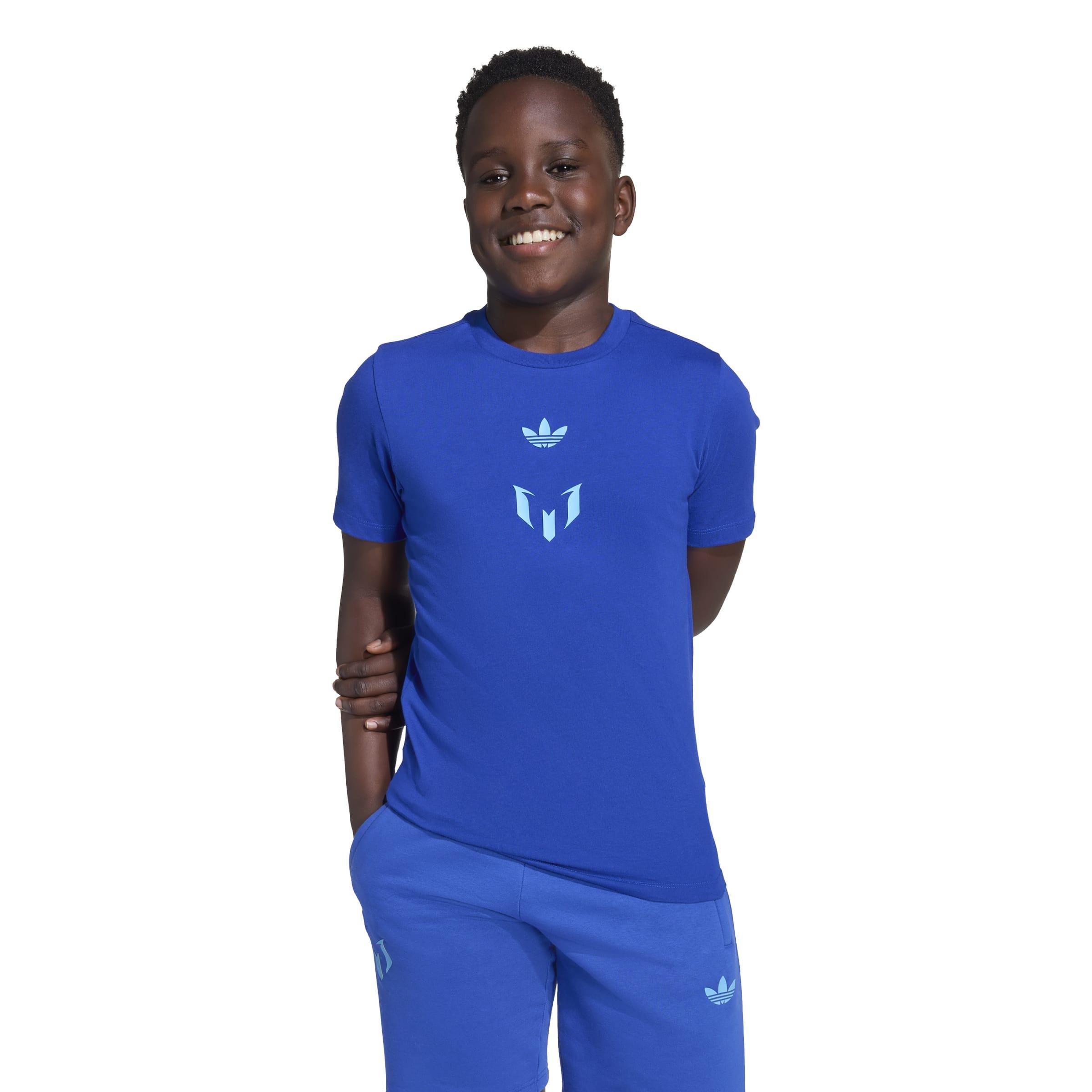 Kids Unisex Messi T-Shirt, Blue, A701_ONE, large image number 5