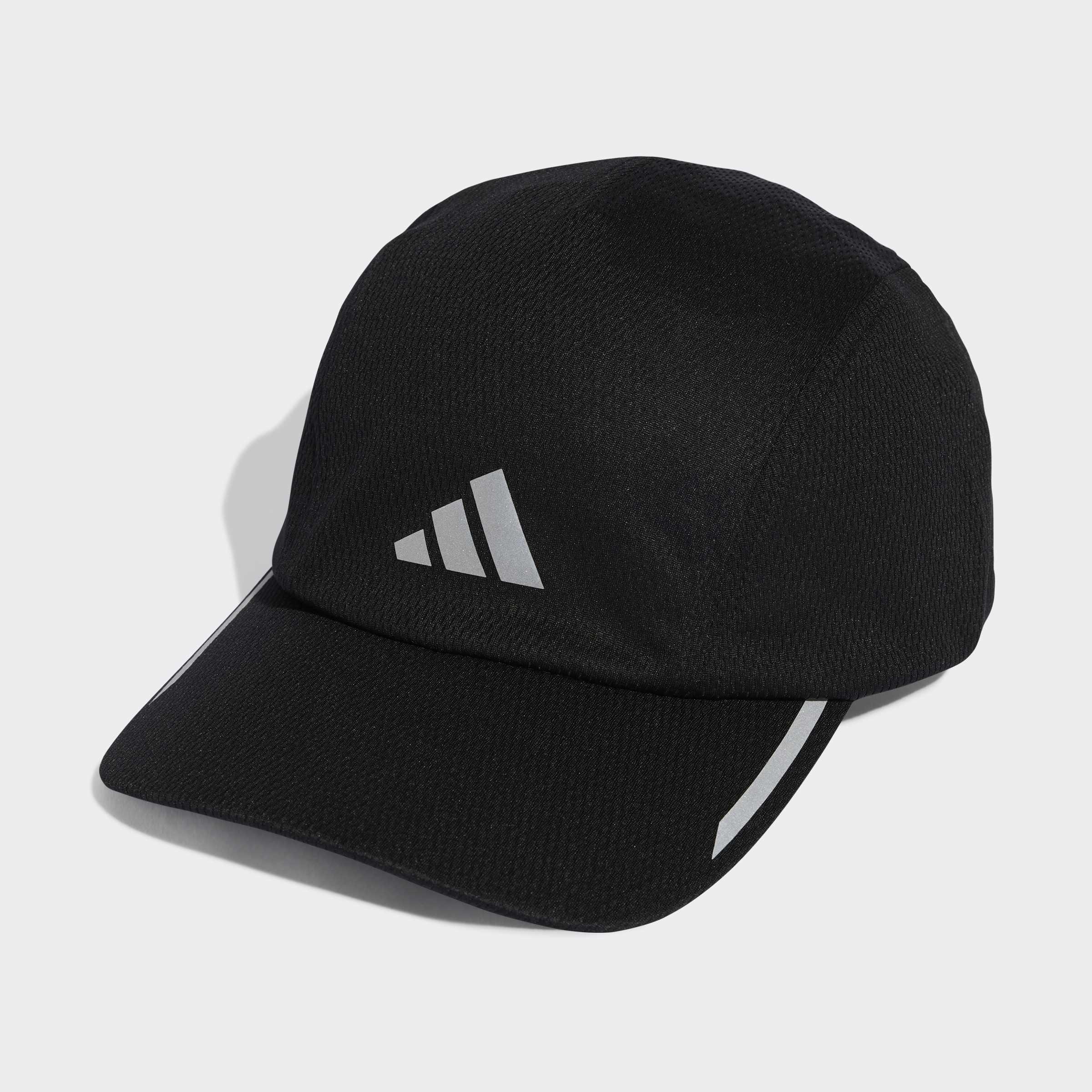 Unisex Running Mesh 4 Panel Cap Climacool, Black