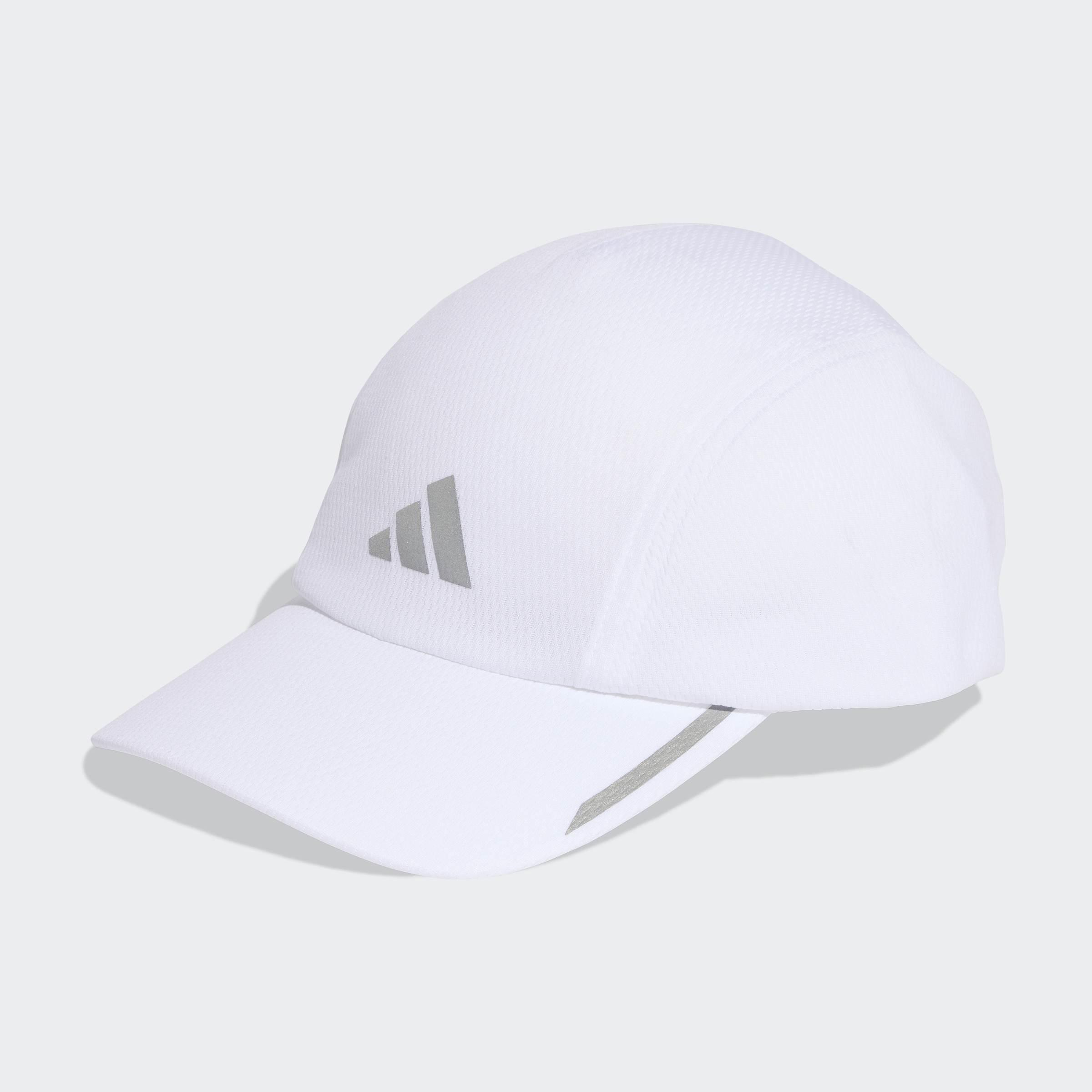 Unisex Running Mesh 4 Panel Cap Climacool, White