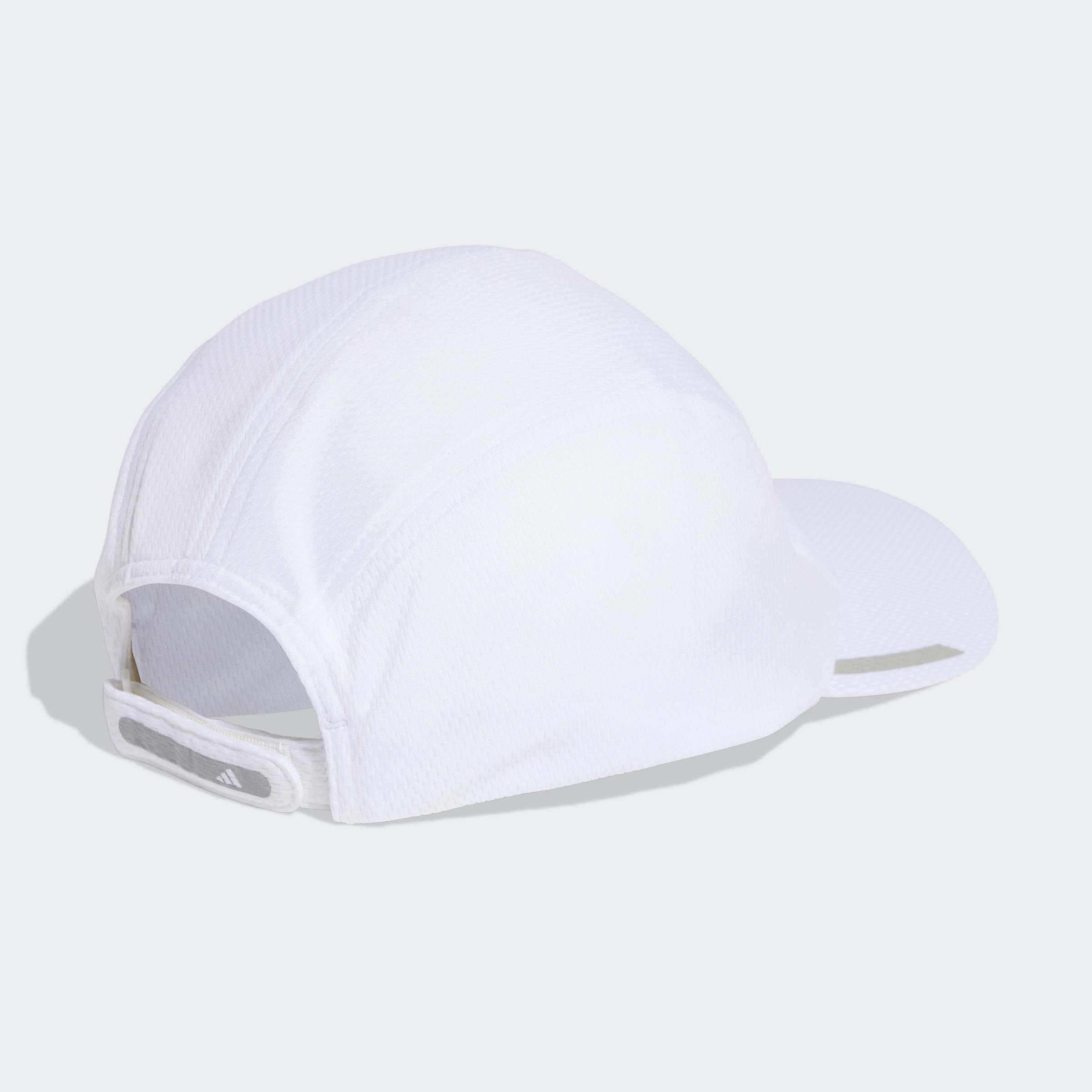 Unisex Running Mesh 4 Panel Cap Climacool, White