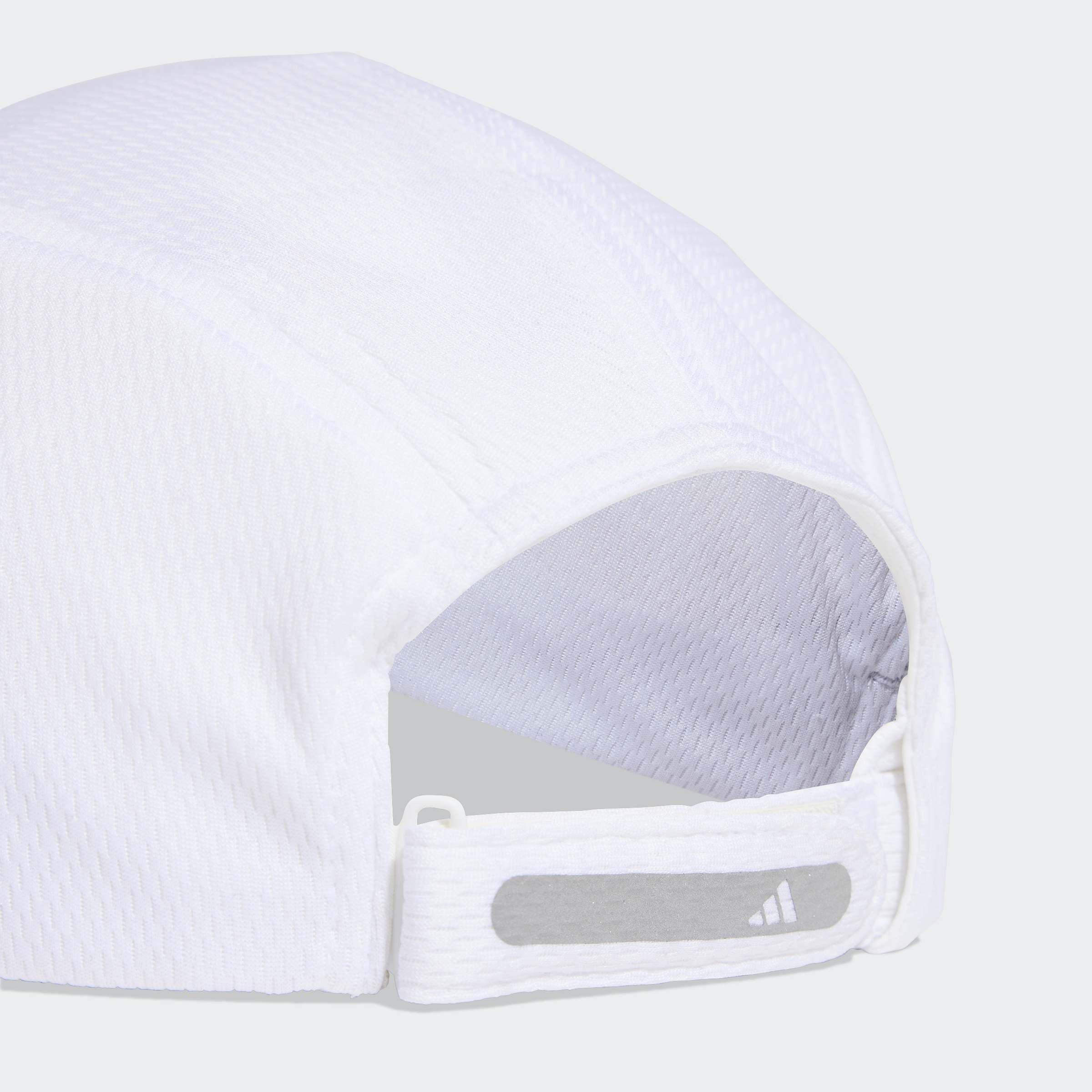 Unisex Running Mesh 4 Panel Cap Climacool, White, A701_ONE, large image number 2