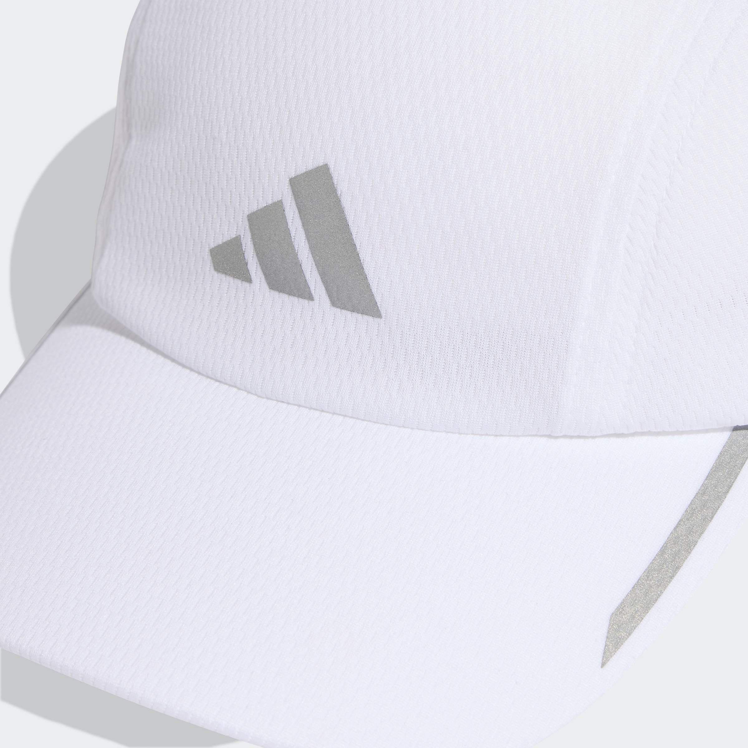Unisex Running Mesh 4 Panel Cap Climacool, White, A701_ONE, large image number 3