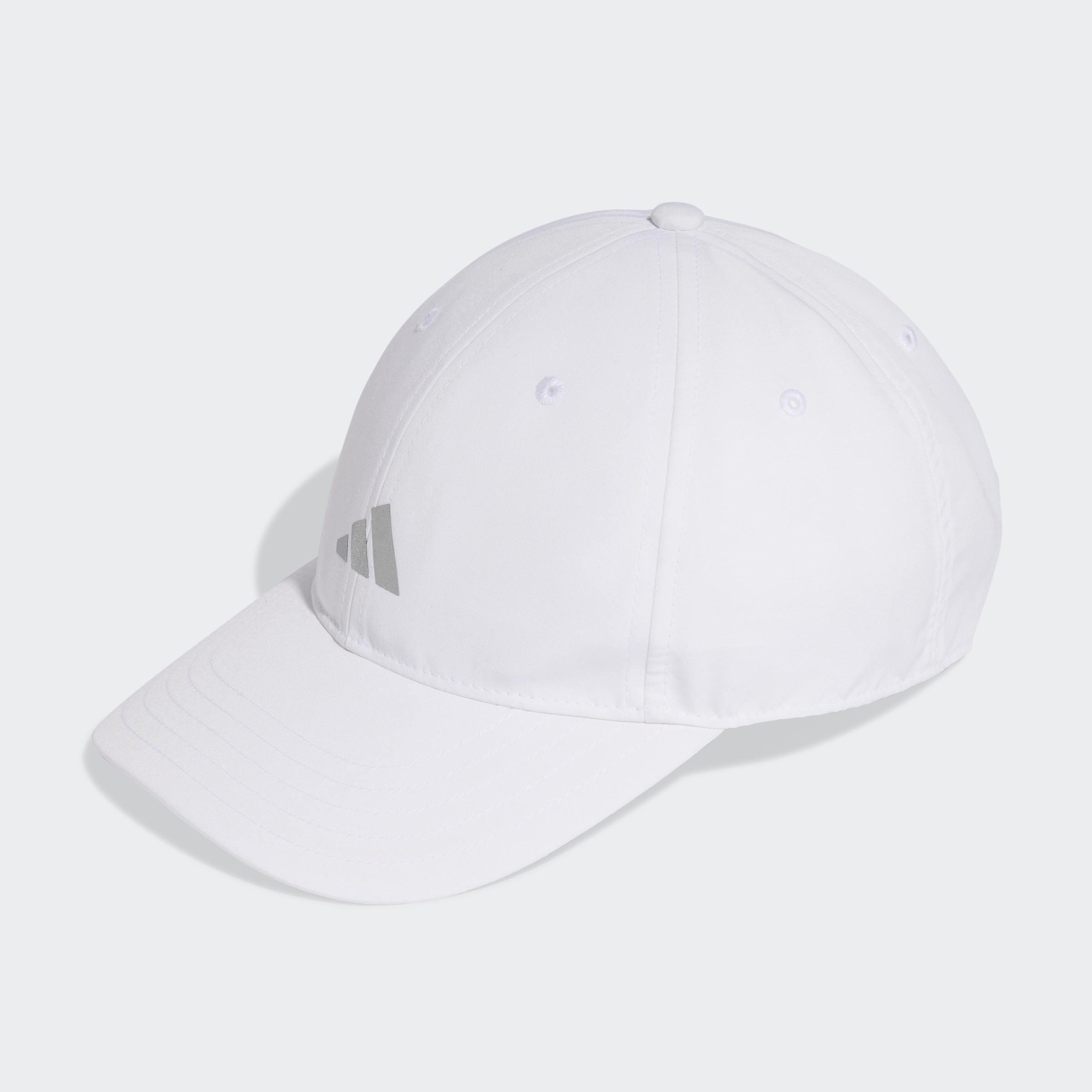 Unisex Running Essential Climacool 6 Panel Baseball Cap, White, , large image number 0