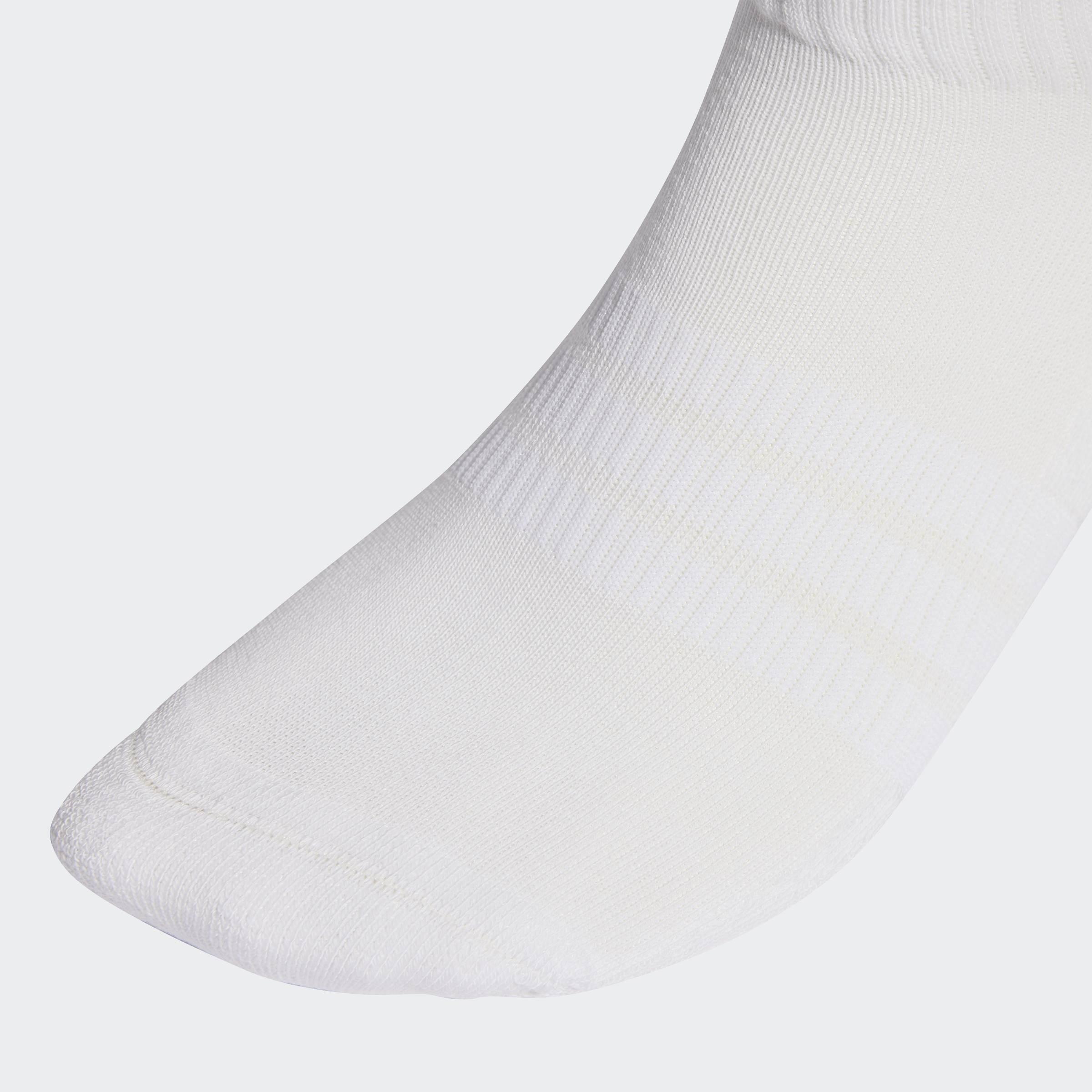 Unisex Cushioned Sportswear Ankle Socks - 3 Pair Pack, White, A701_ONE, large image number 2