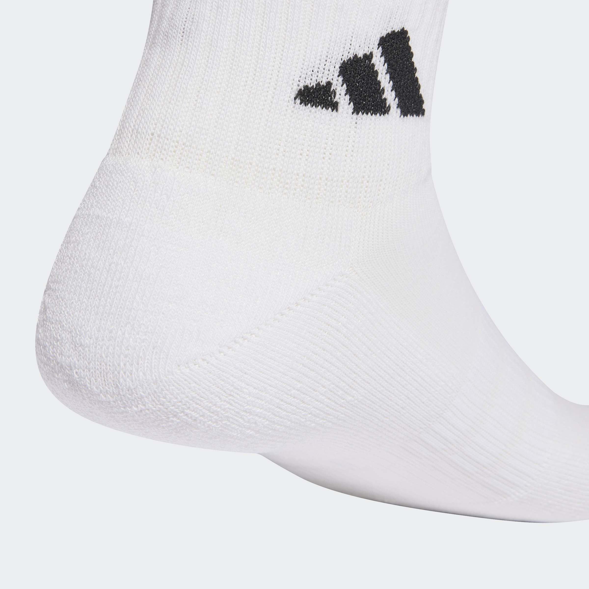 Unisex Cushioned Sportswear Ankle Socks - 3 Pair Pack, White, A701_ONE, large image number 3