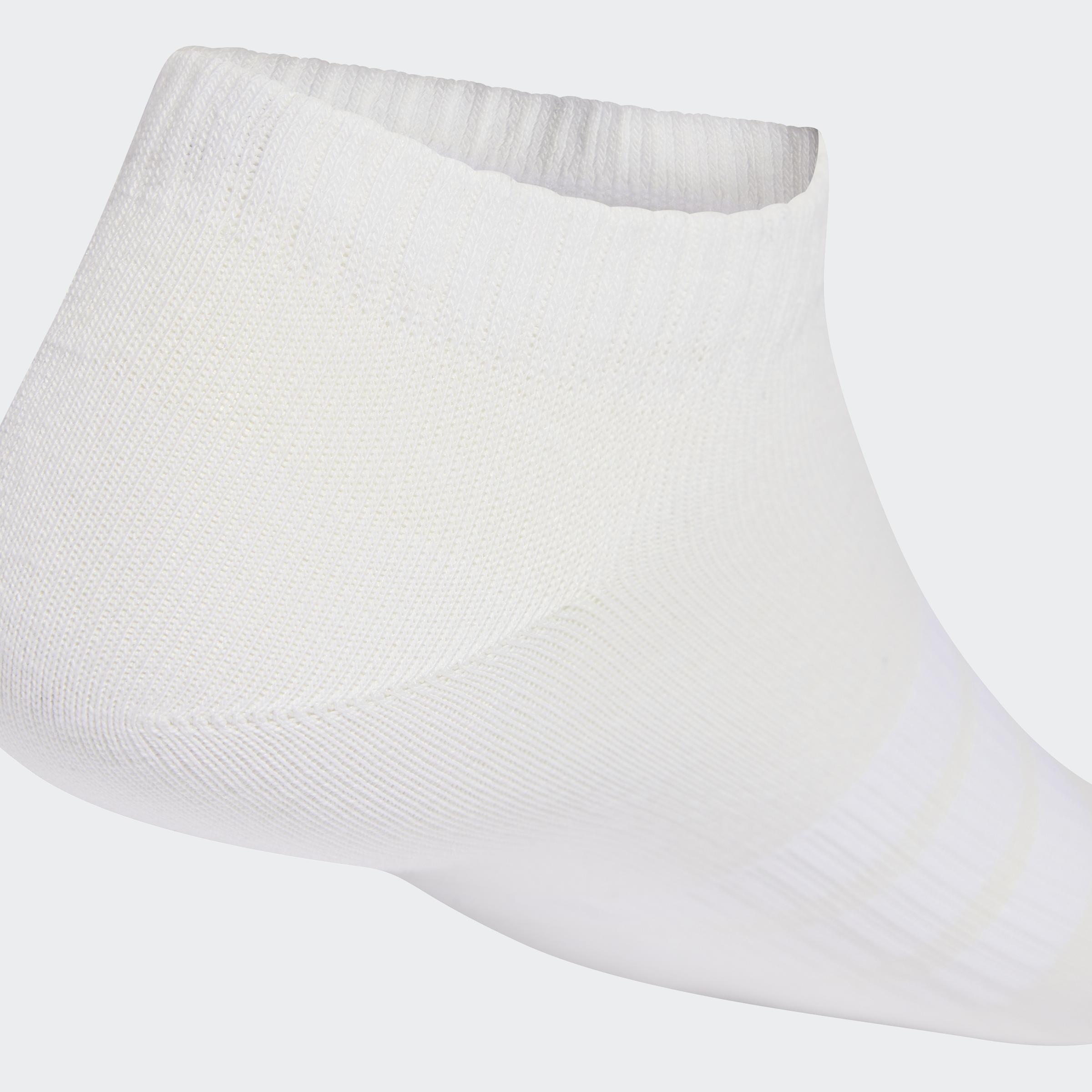 Unisex Thin&Light Essentials Low Cut Socks - 3 Pair Pack, White