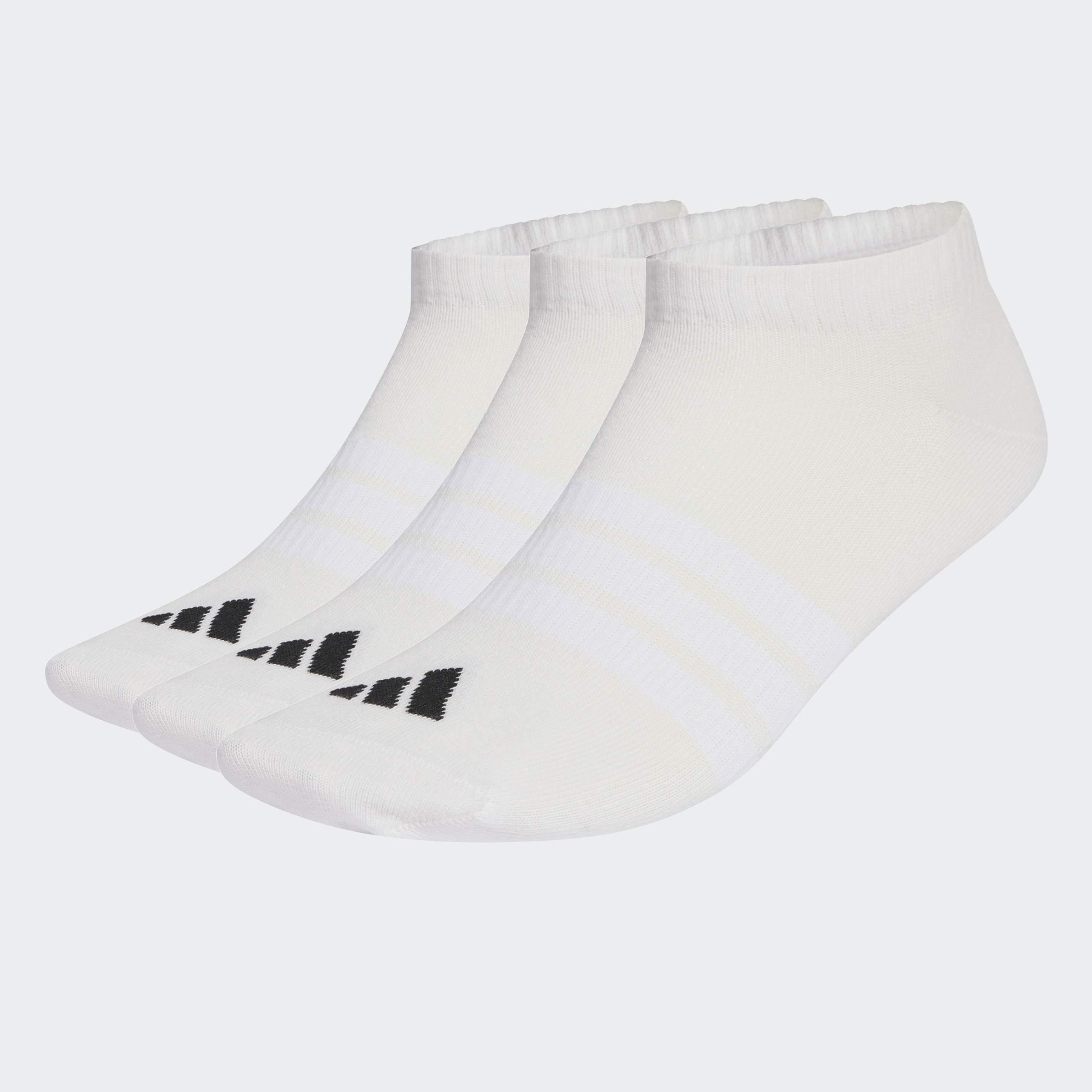 Unisex Thin&Light Essentials Low Cut Socks - 3 Pair Pack, White, A701_ONE, large image number 3