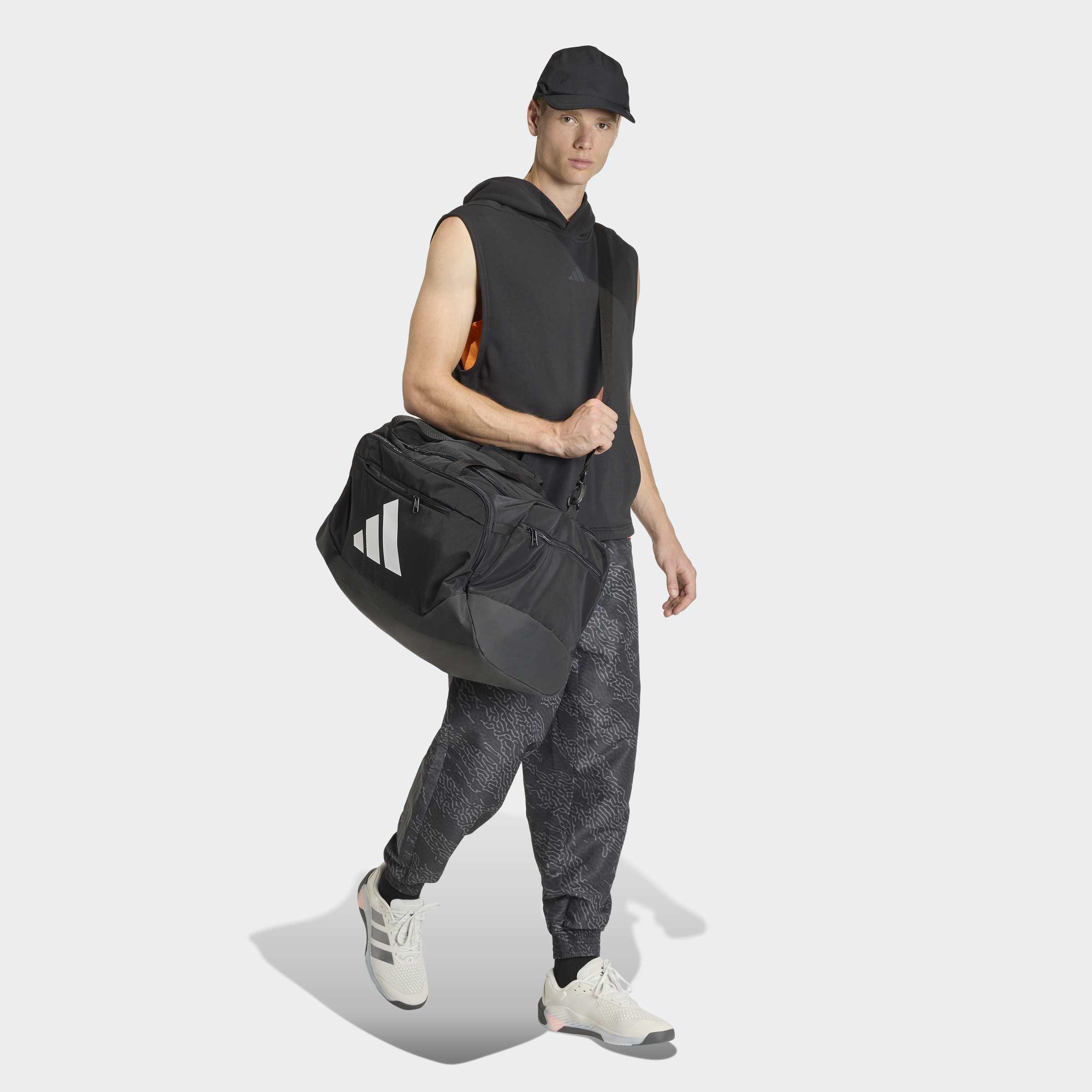 Unisex Training Defender Duffle Bag Medium, Black, A701_ONE, large image number 7